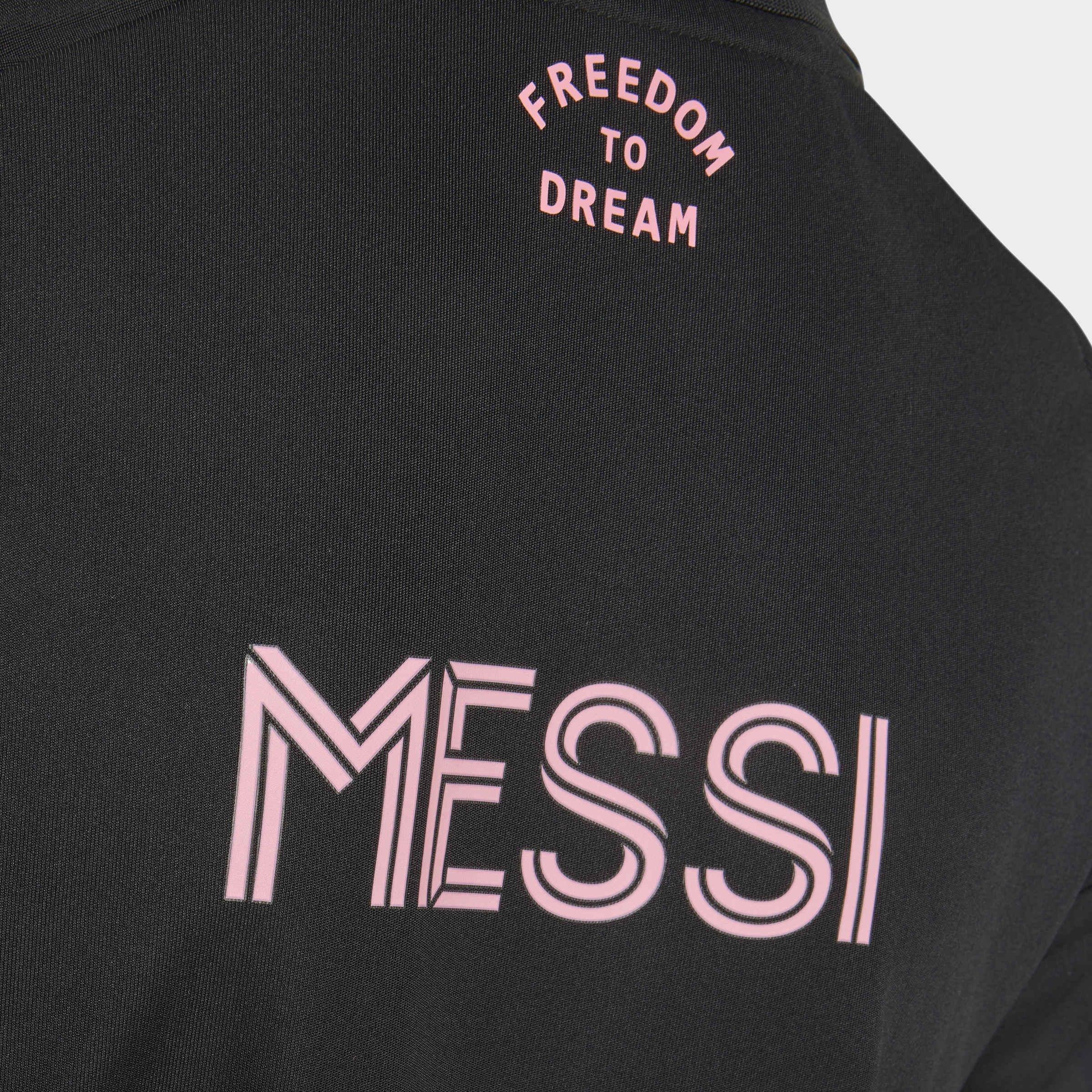 Kids Unisex Inter Miami CF Away Jersey Kids Messi, Black, A701_ONE, large image number 8