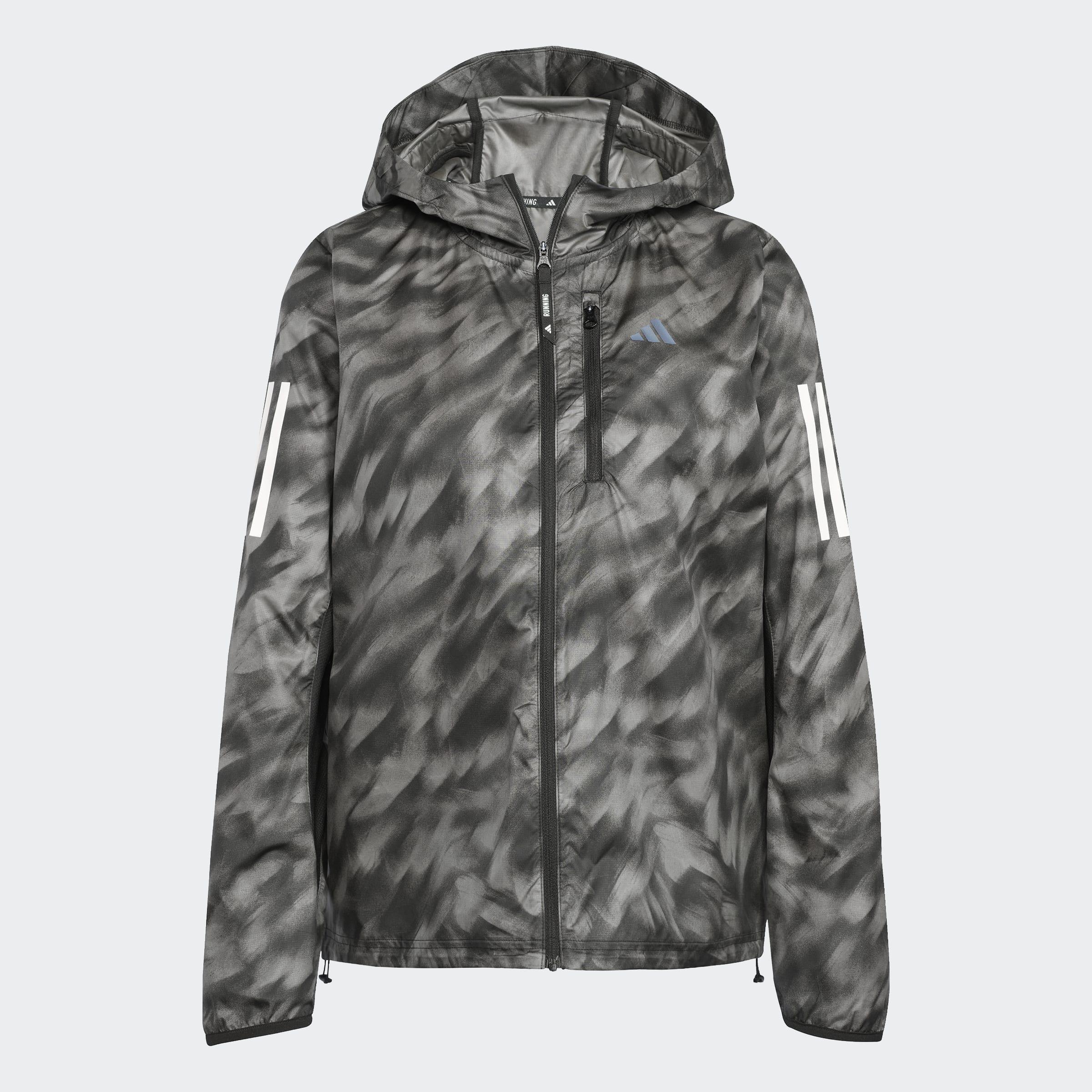 Own The Run Allover Print Jacket, Grey, A701_ONE, large image number 0