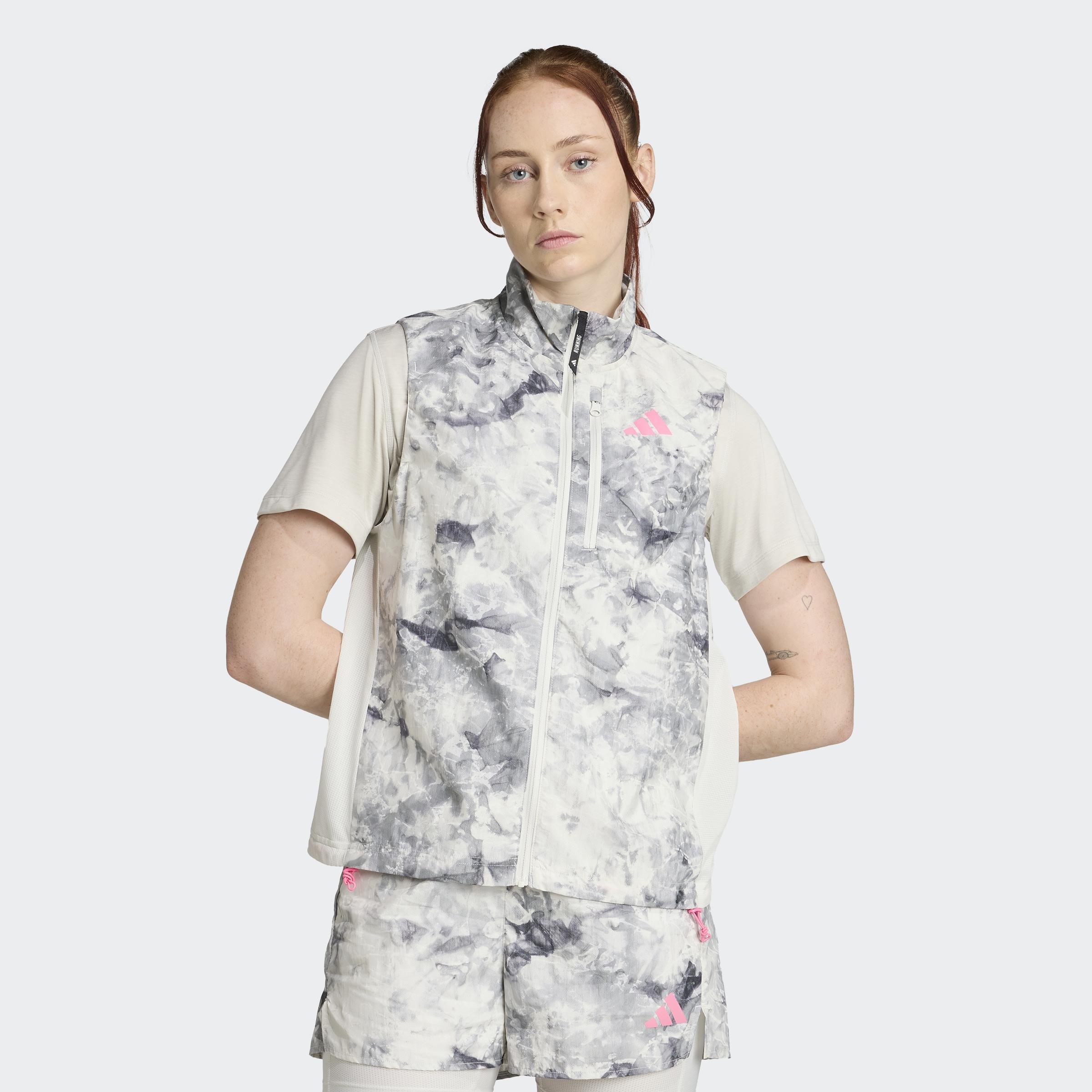 Own The Run Spray Dye Vest, Grey, A701_ONE, large image number 5