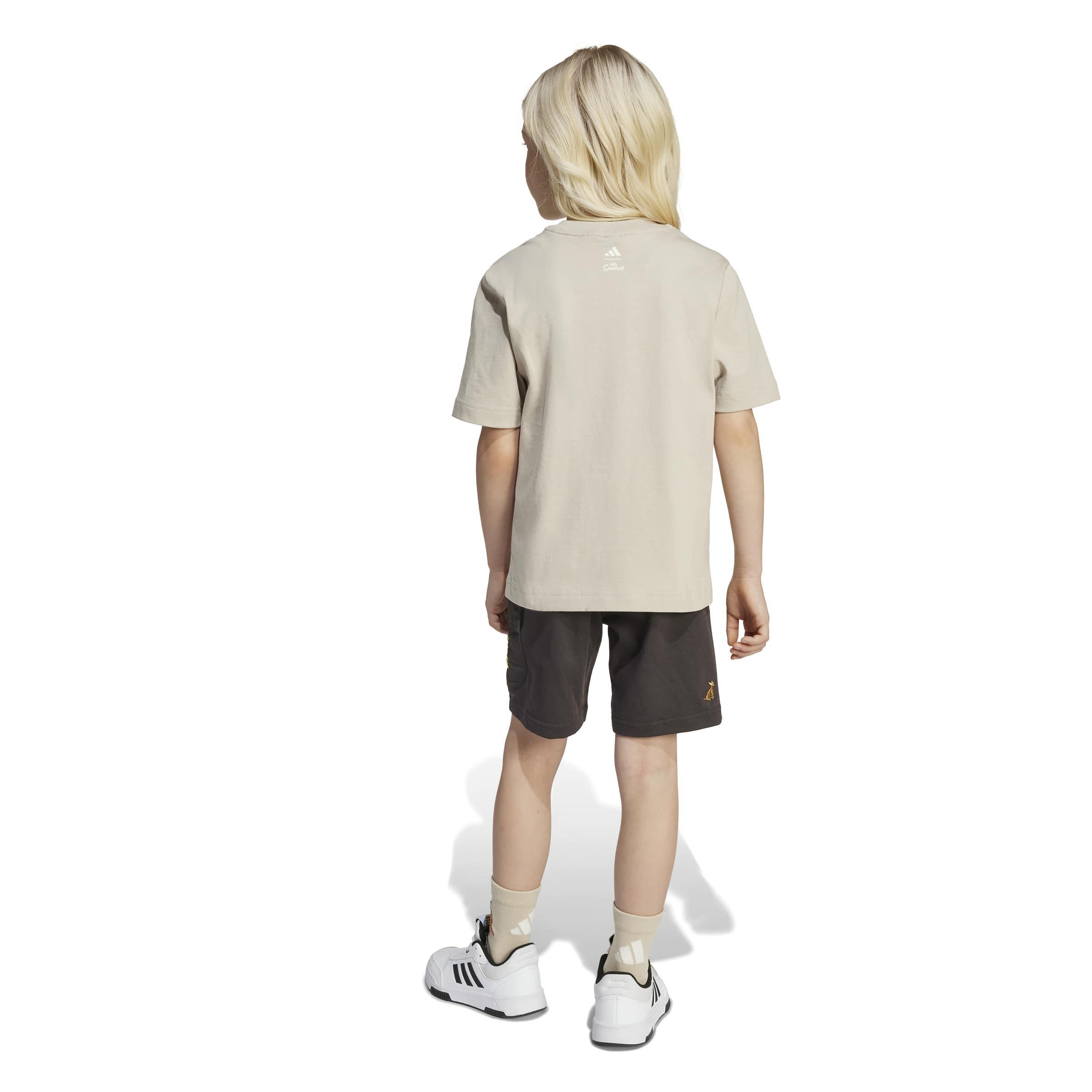 Kids Unisex The Simpsons Tee Set, Beige, , large image number 1