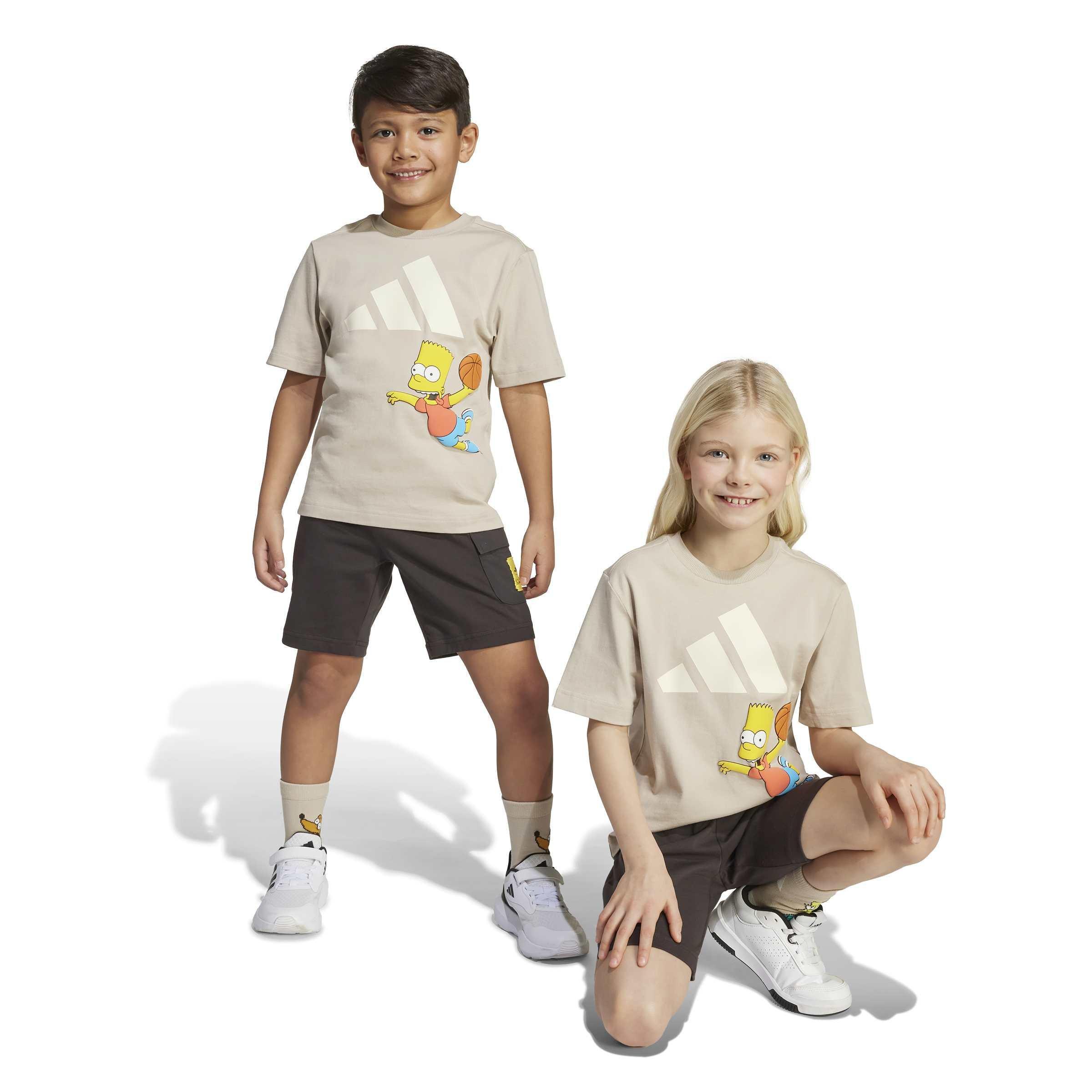 Kids Unisex The Simpsons Tee Set, Beige, , large image number 8