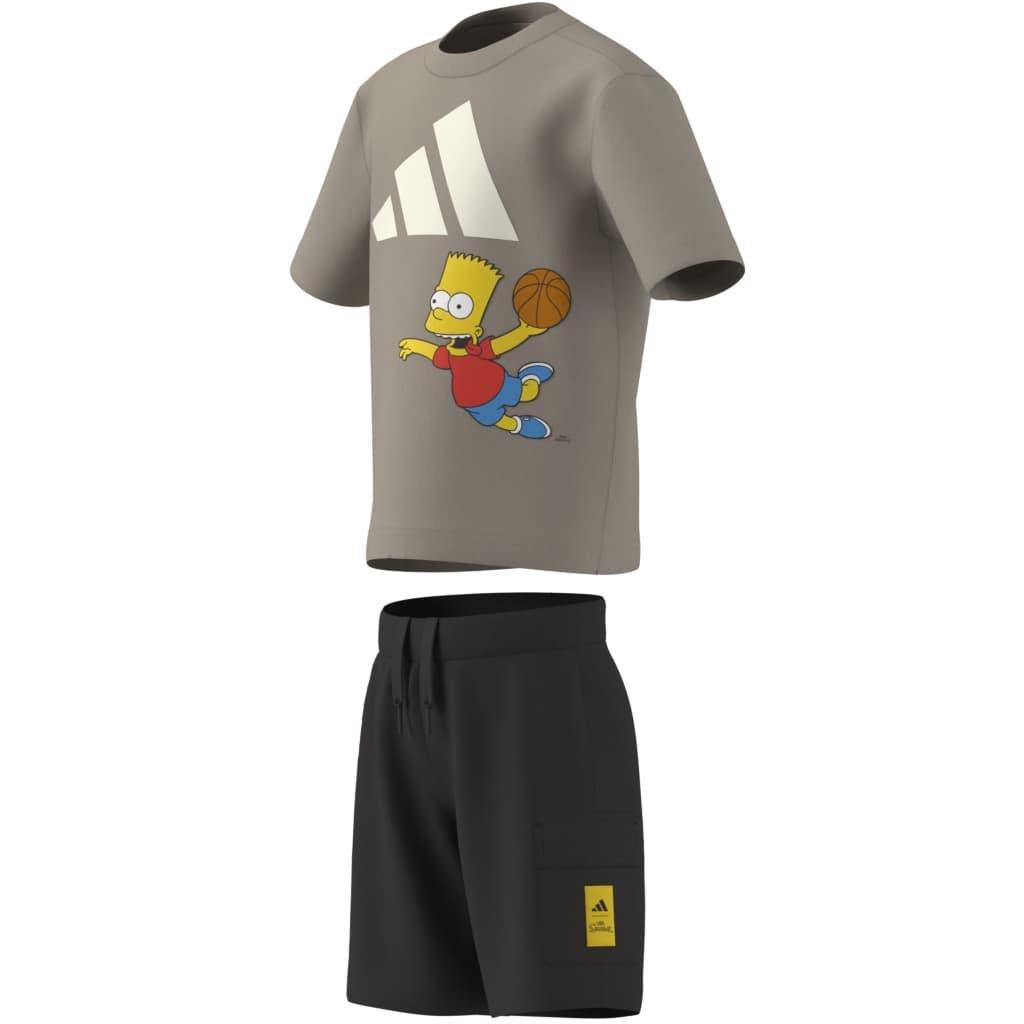 Kids Unisex The Simpsons Tee Set, Beige, , large image number 9