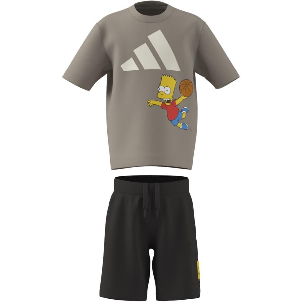 Kids Unisex The Simpsons Tee Set, Beige, , large image number 11