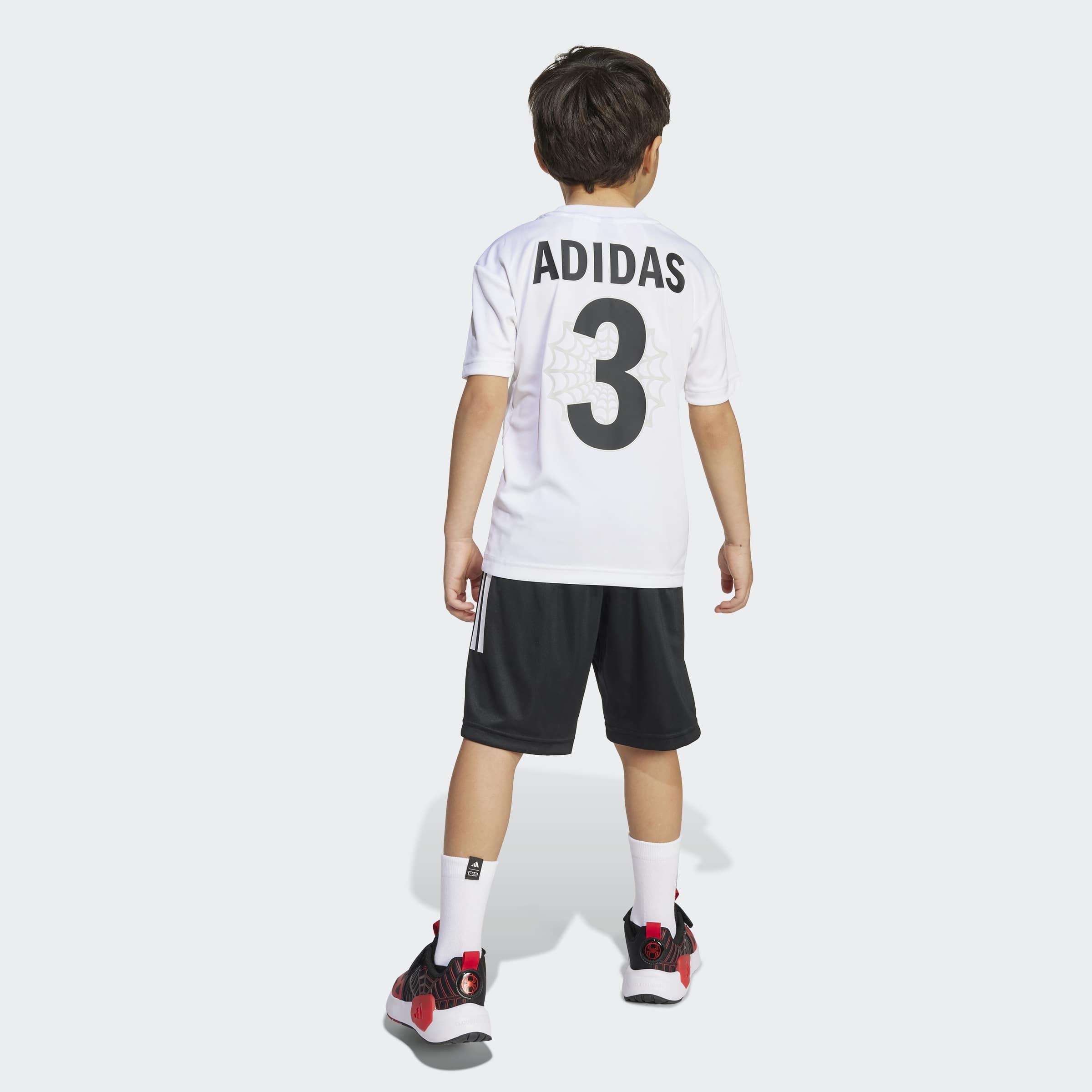 Kids Unisex Marvel Spider-Man T-Shirt Set, White, , large image number 1