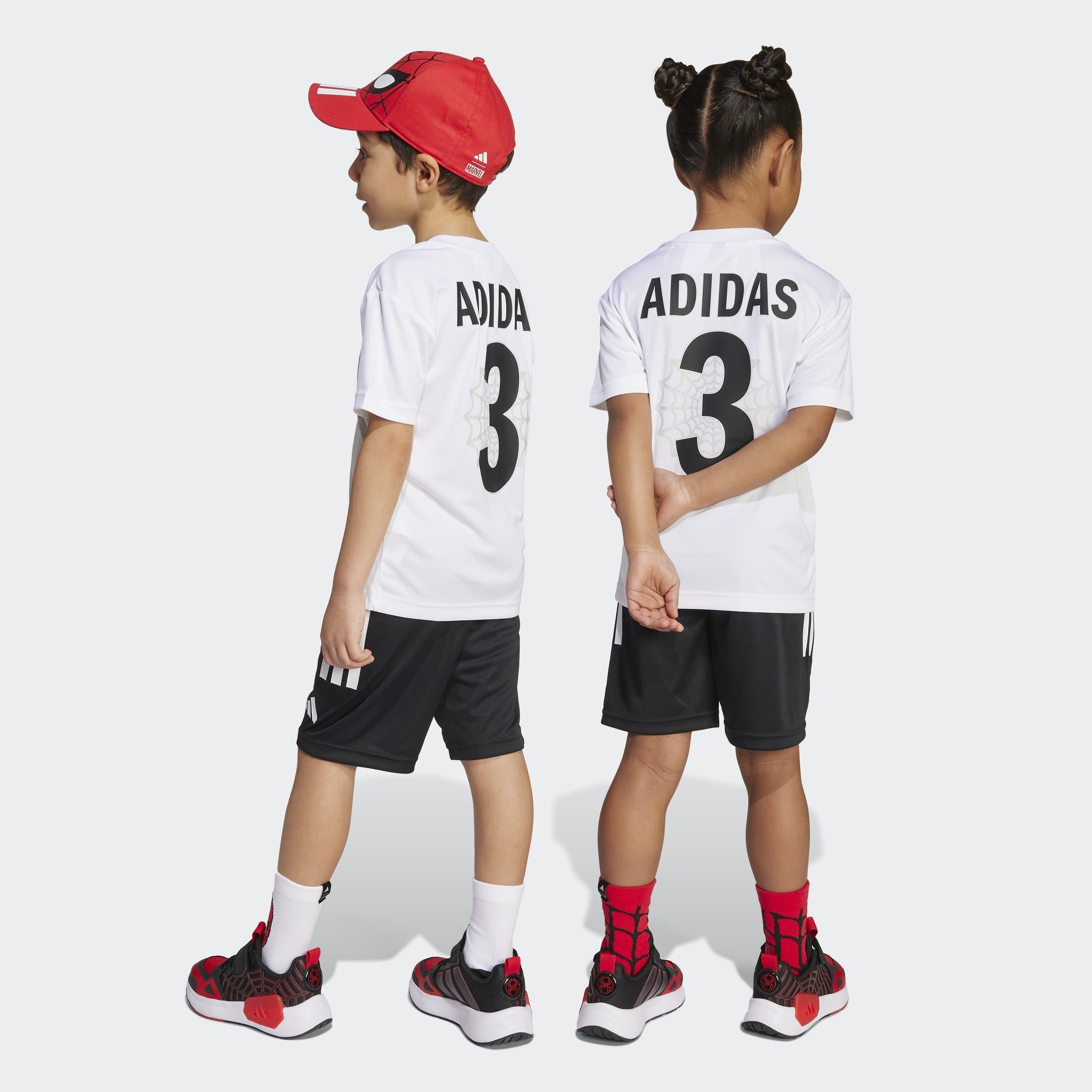 Kids Unisex Marvel Spider-Man T-Shirt Set, White, , large image number 2