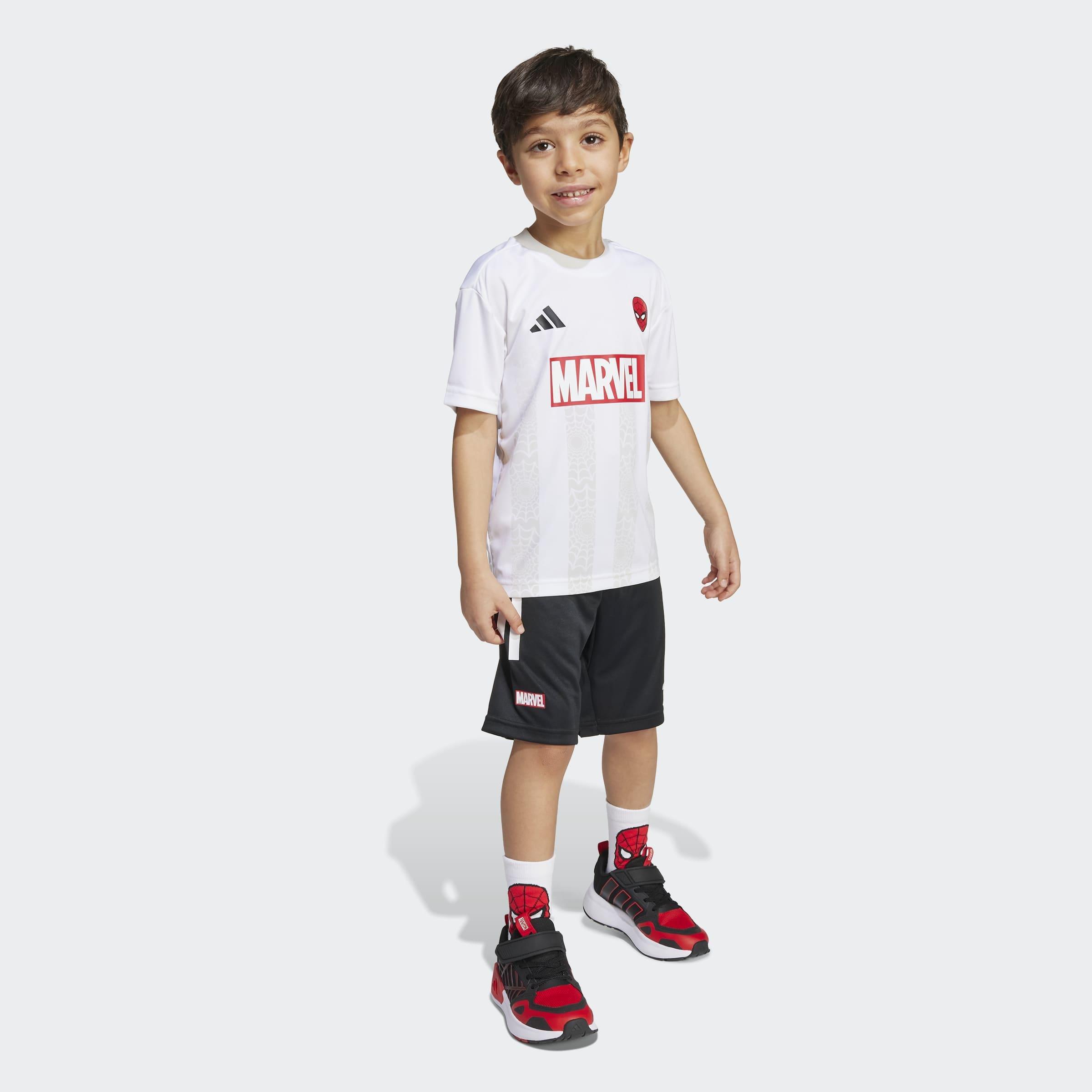 Kids Unisex Marvel Spider-Man T-Shirt Set, White, , large image number 6