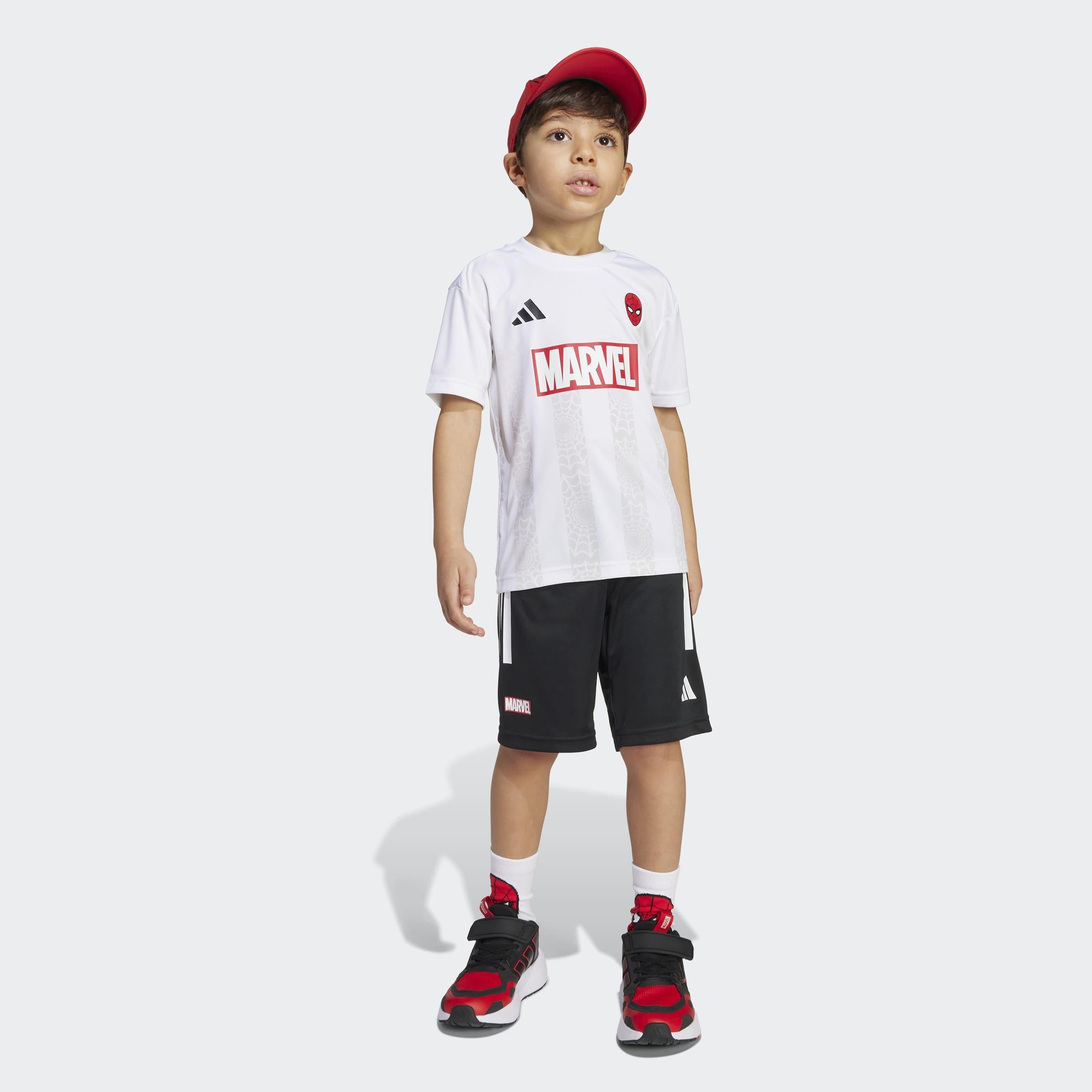 Kids Unisex Marvel Spider-Man T-Shirt Set, White, , large image number 8