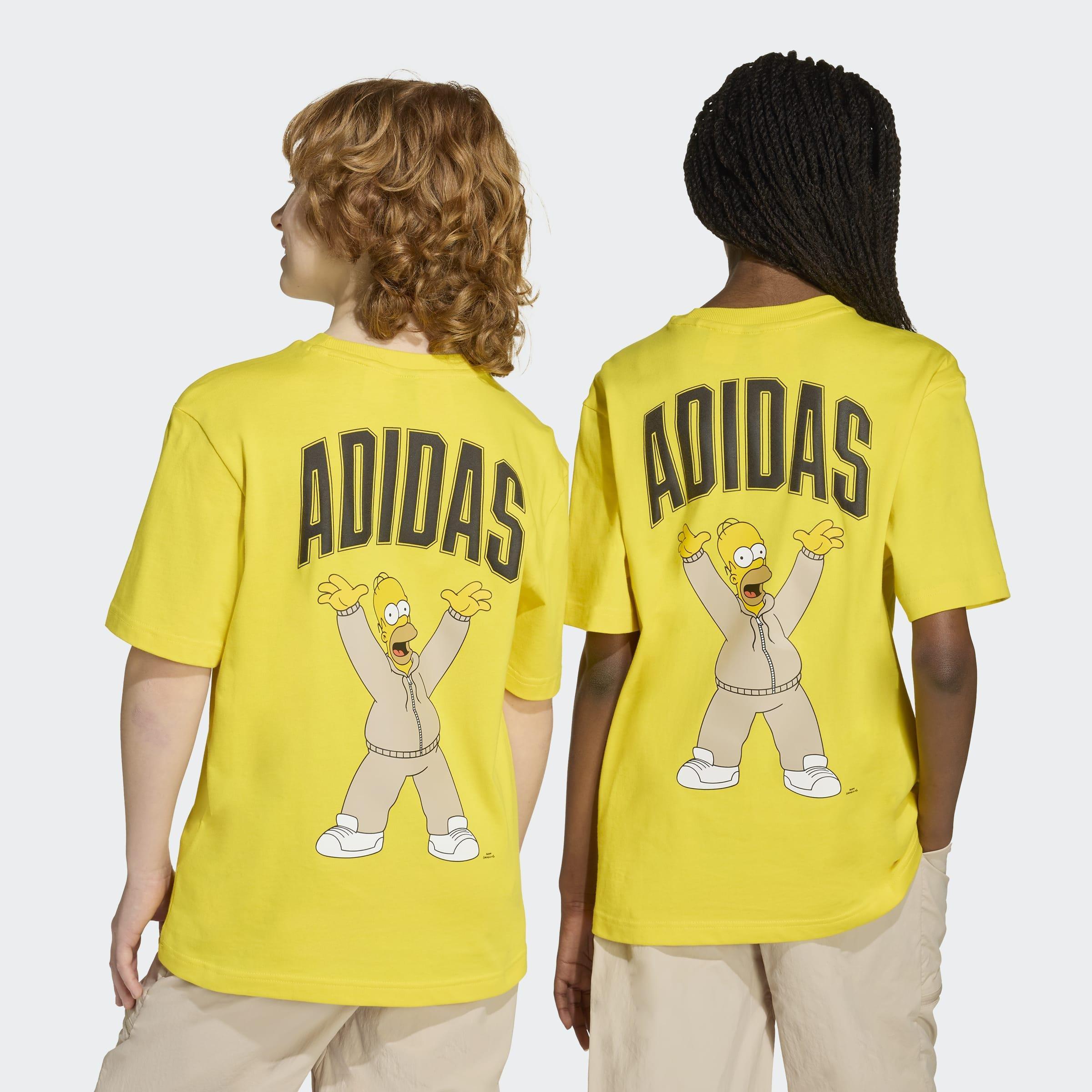 Kids Unisex The Simpsons Graphics T-Shirt, Yellow