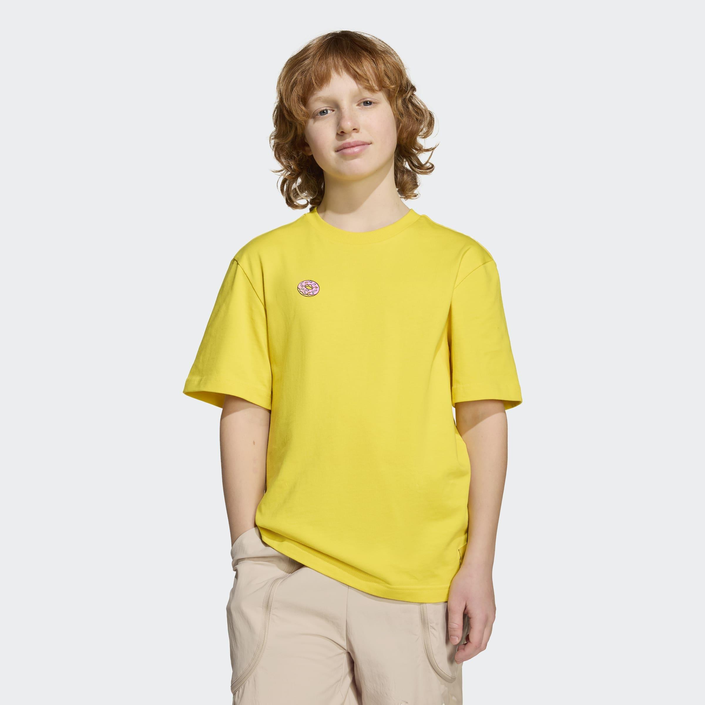 Kids Unisex The Simpsons Graphics T-Shirt, Yellow, A701_ONE, large image number 6