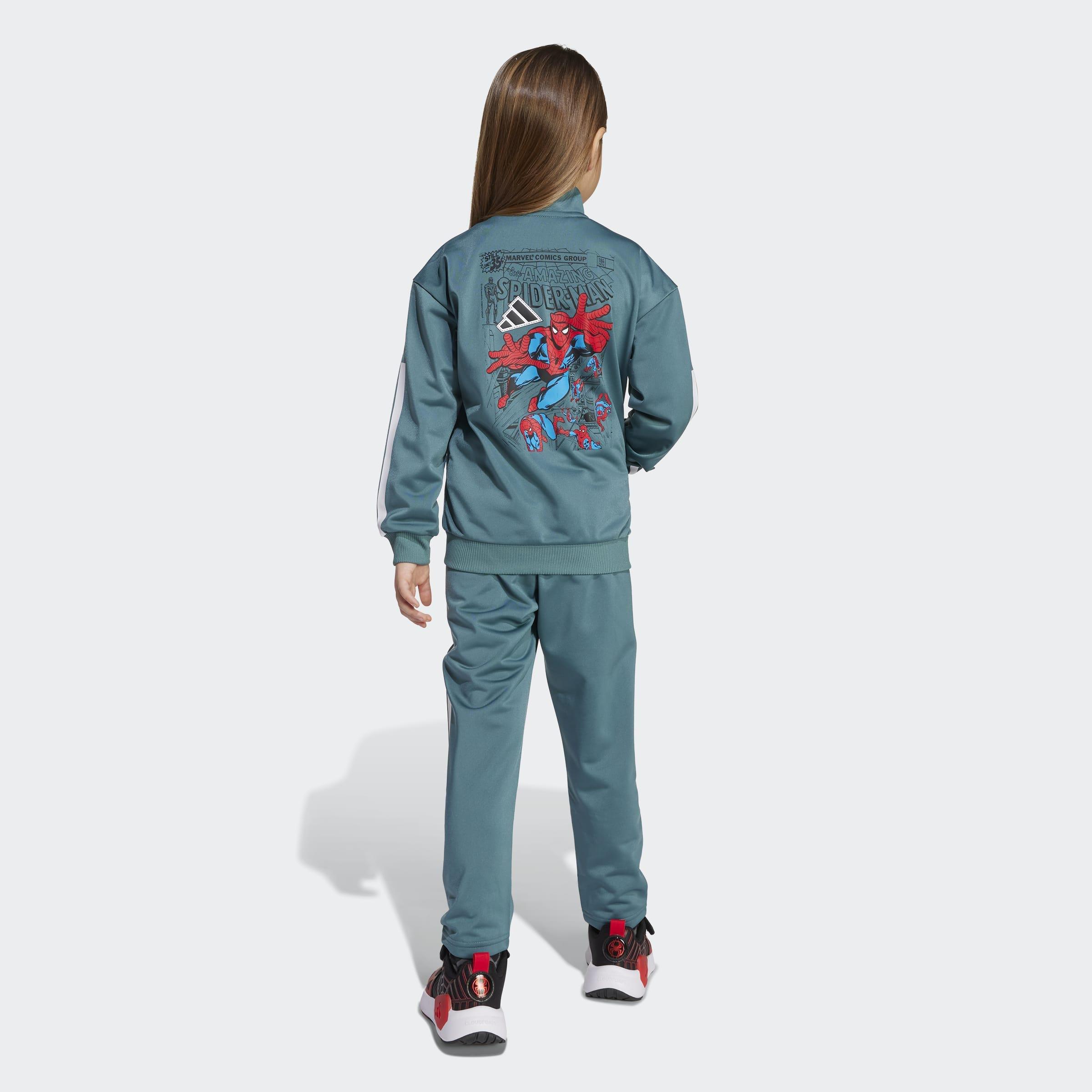 Kids Unisex Marvel Spider-Man Tracksuit, Green, A701_ONE, large image number 0