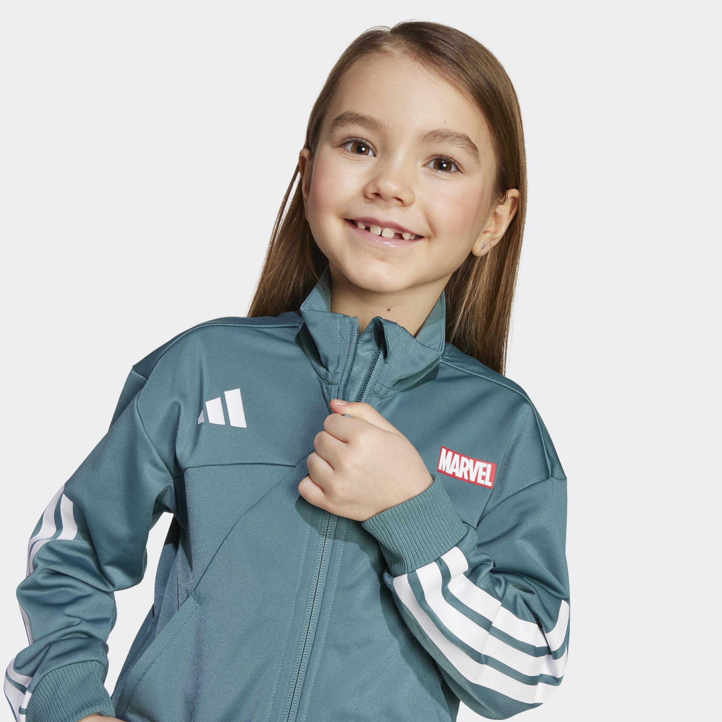 Kids Unisex Marvel Spider-Man Tracksuit, Green, A701_ONE, large image number 3