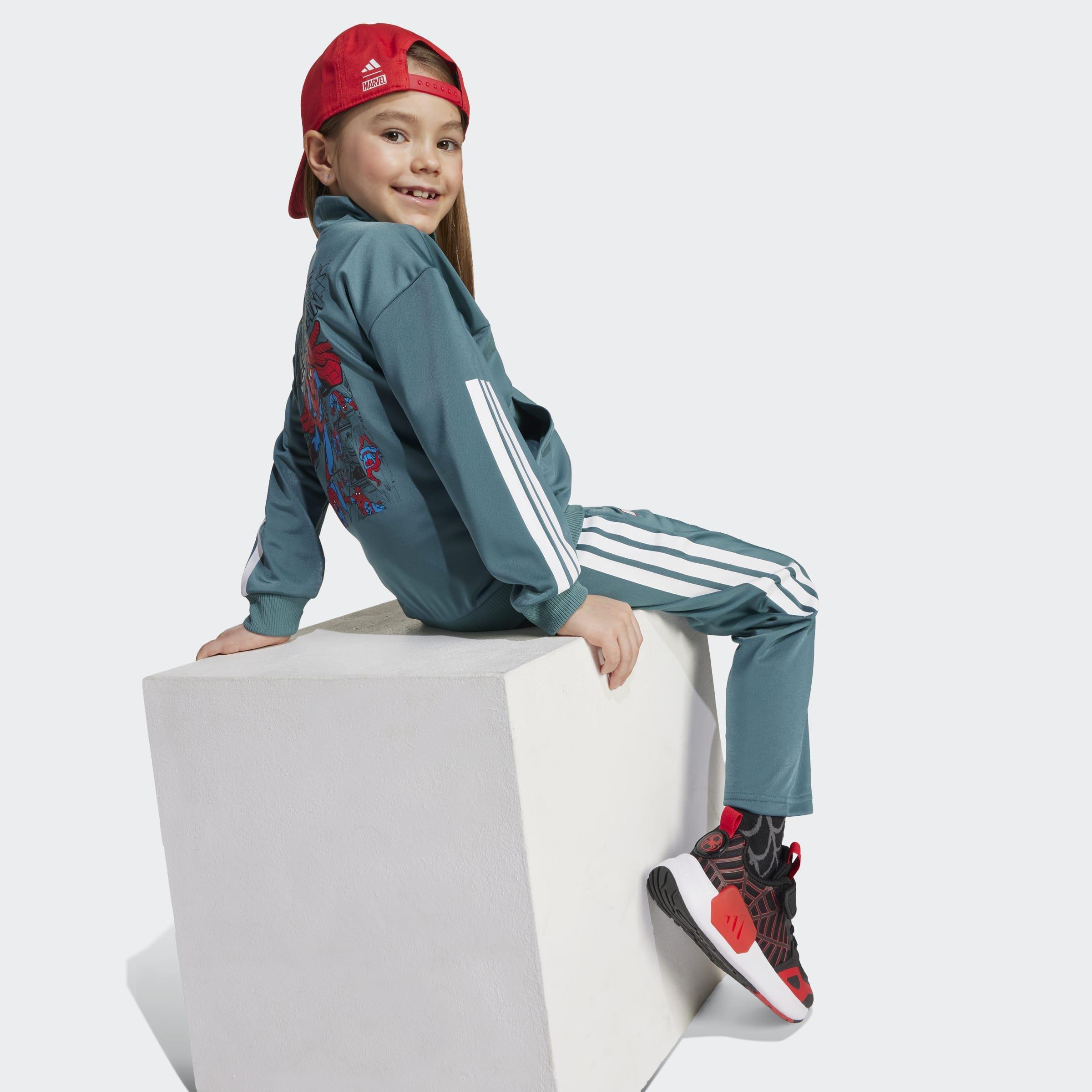 Kids Unisex Marvel Spider-Man Tracksuit, Green, A701_ONE, large image number 6