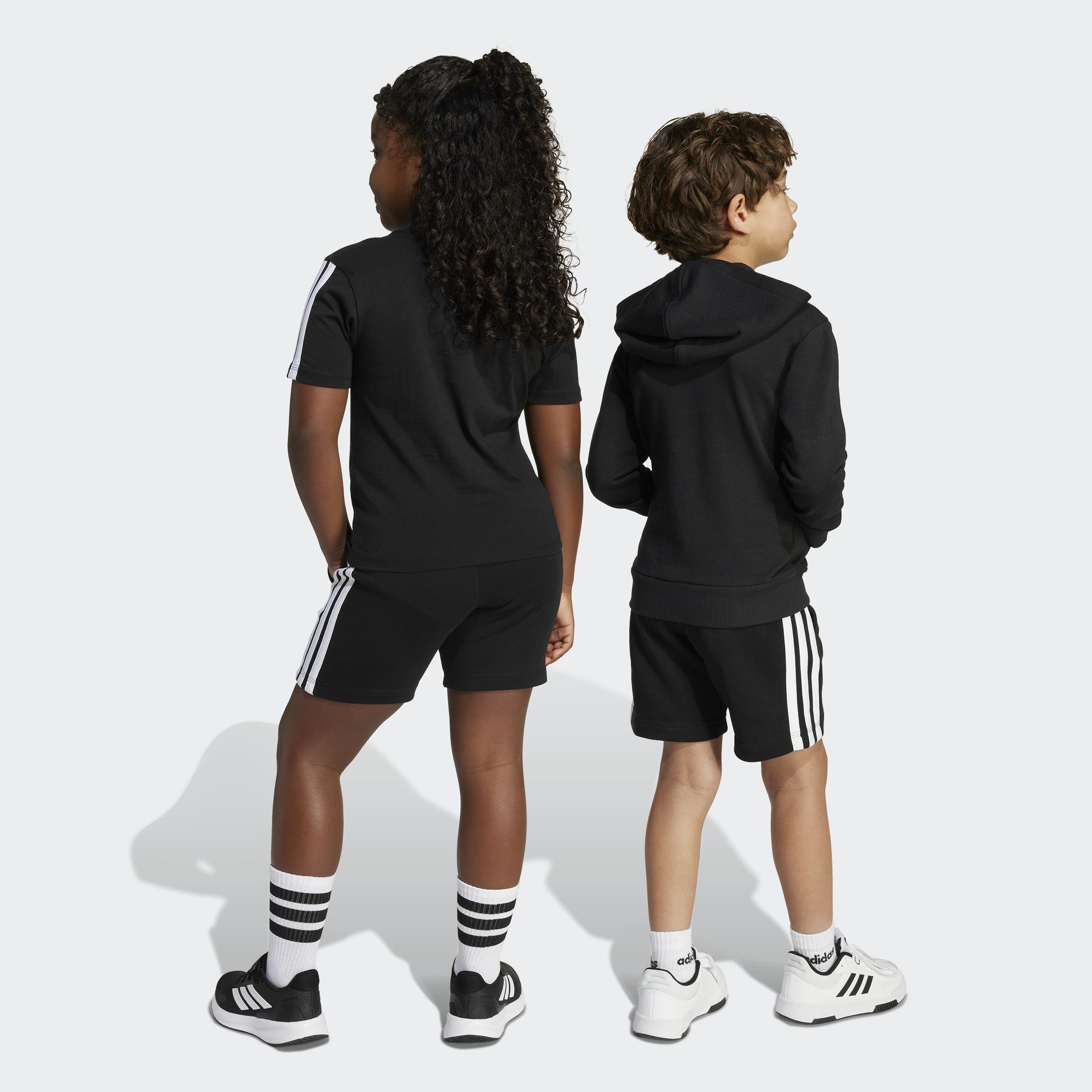 Kids Unisex Essentials Shorts, Black, A701_ONE, large image number 2