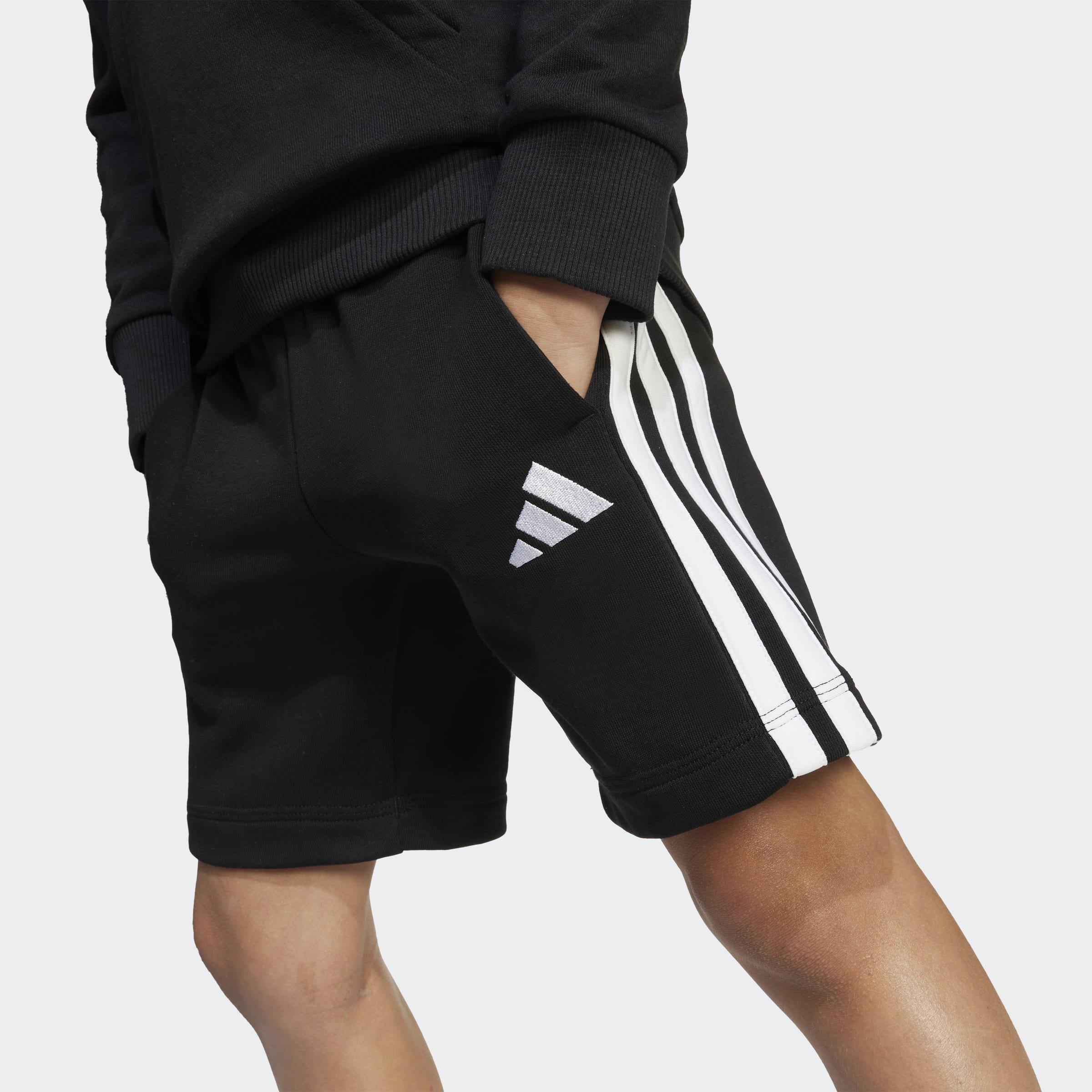 Kids Unisex Essentials Shorts, Black, A701_ONE, large image number 3