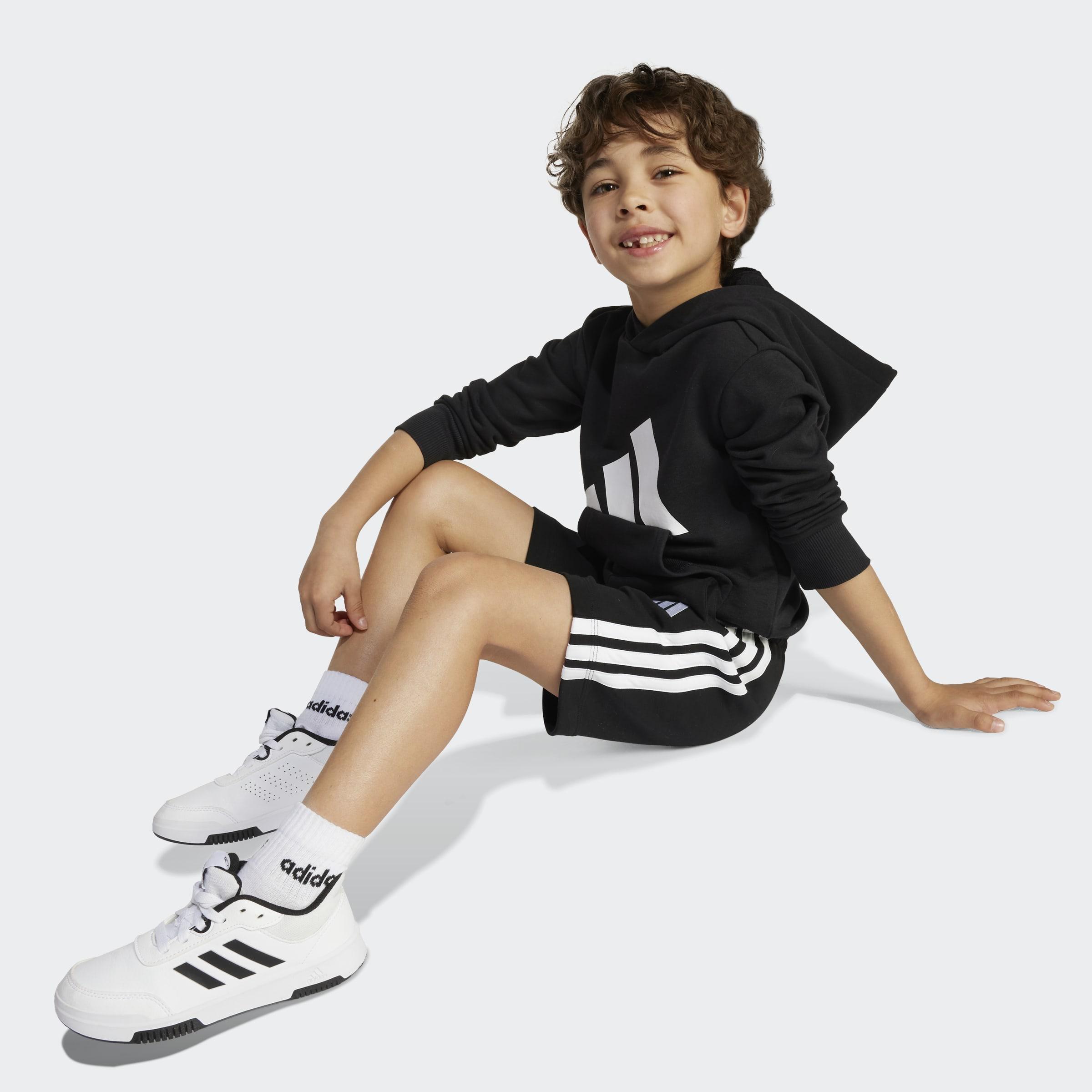 Kids Unisex Essentials Shorts, Black, A701_ONE, large image number 4