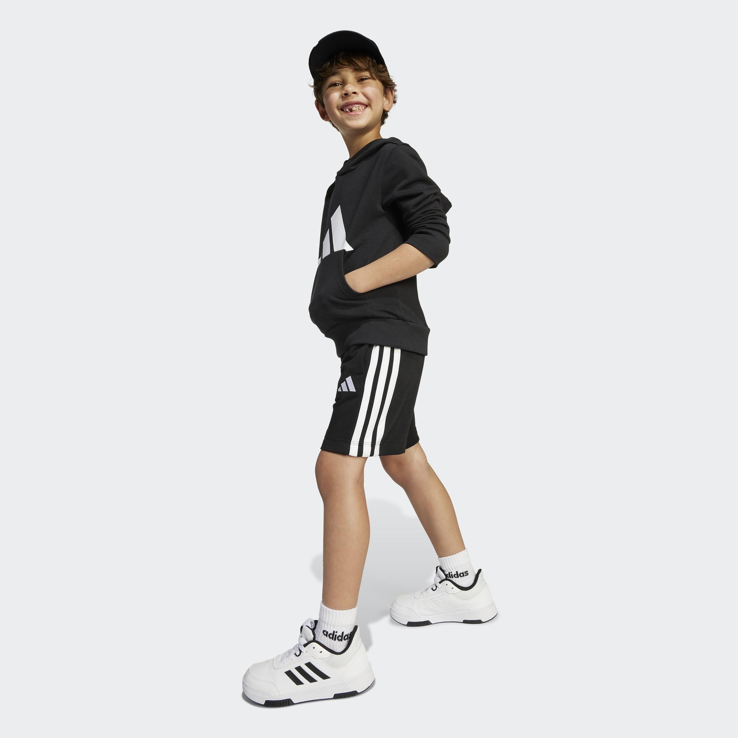 Kids Unisex Essentials Shorts, Black, A701_ONE, large image number 5