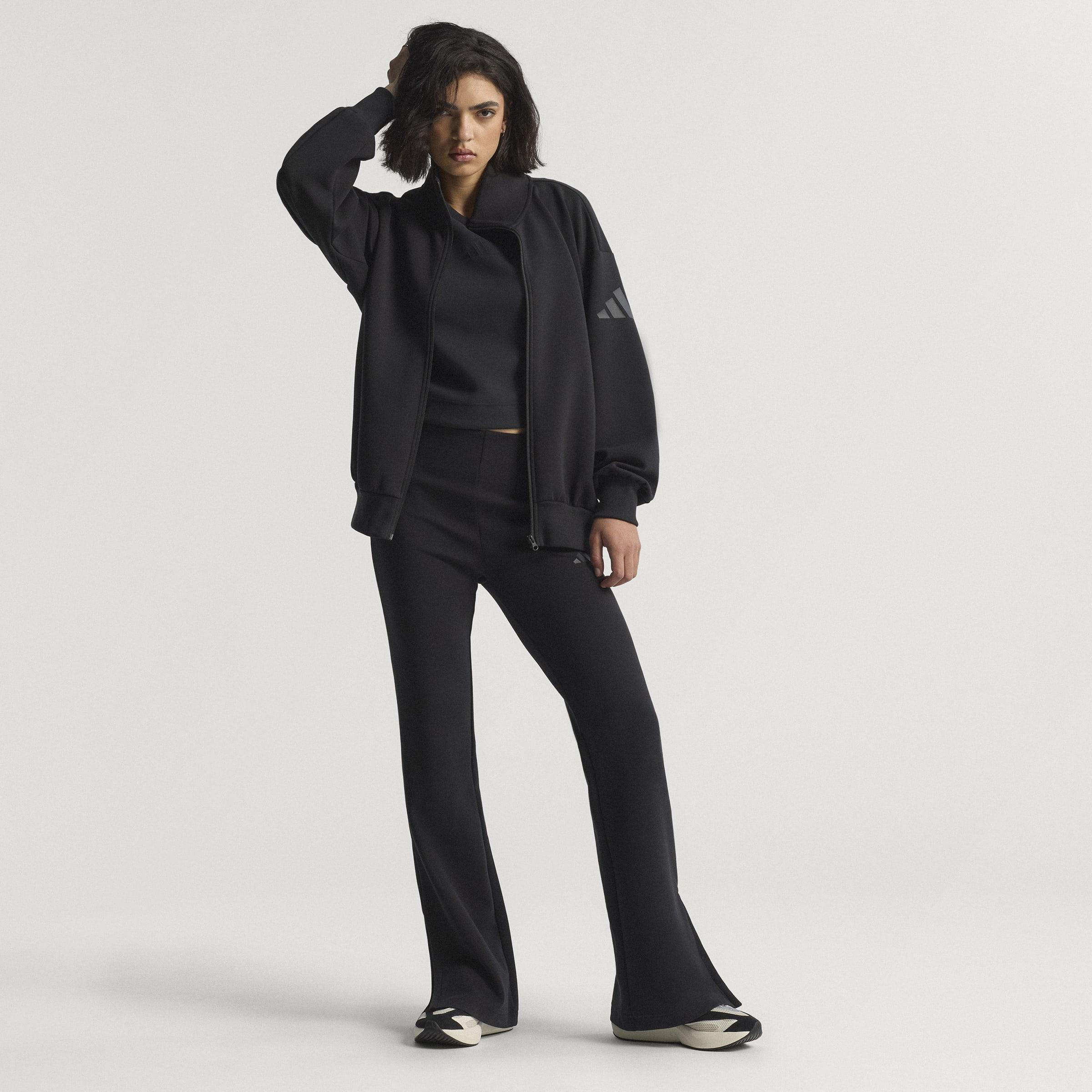 Soft Lux Loose Full-Zip, Black, A701_ONE, large image number 11