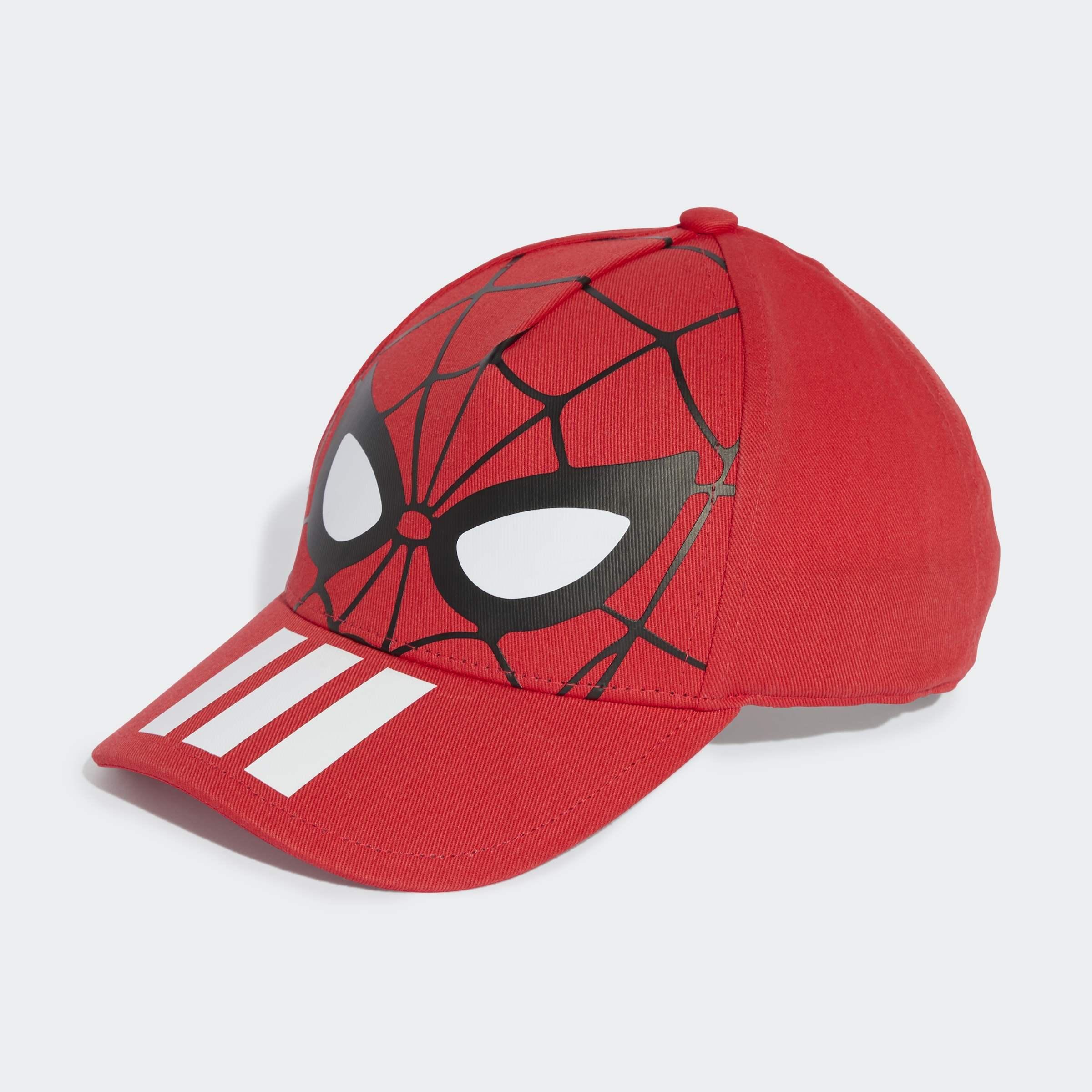 Kids Unisex adidas Marvel Spider Man Cap, Red, A701_ONE, large image number 0
