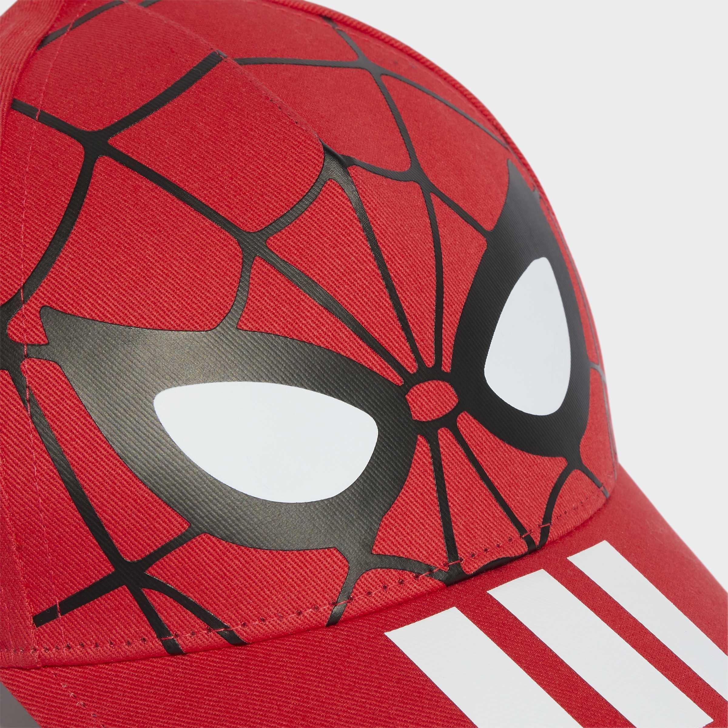 Kids Unisex adidas Marvel Spider Man Cap, Red, A701_ONE, medium