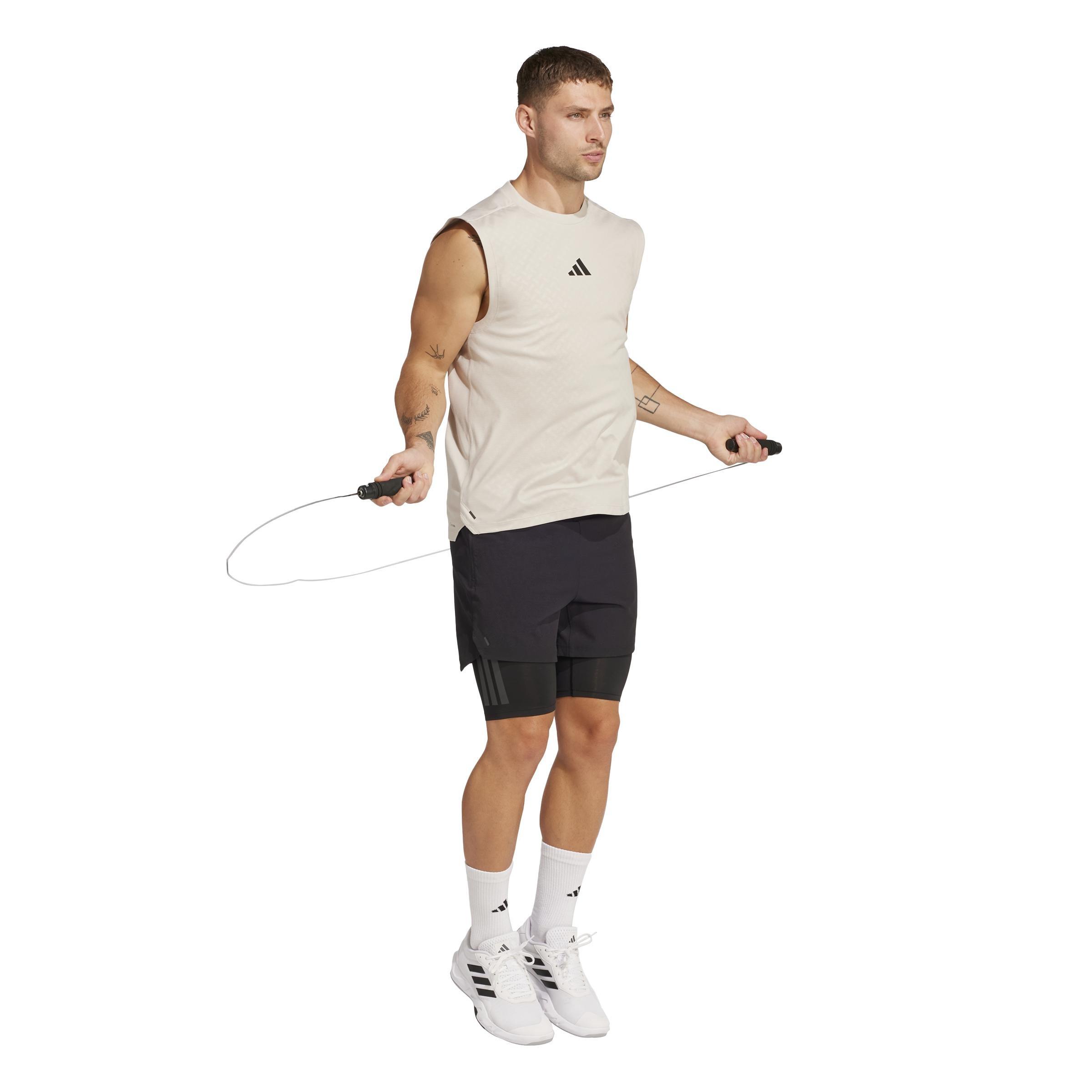 3-Stripes Power Tank Top, Grey, A701_ONE, large image number 7