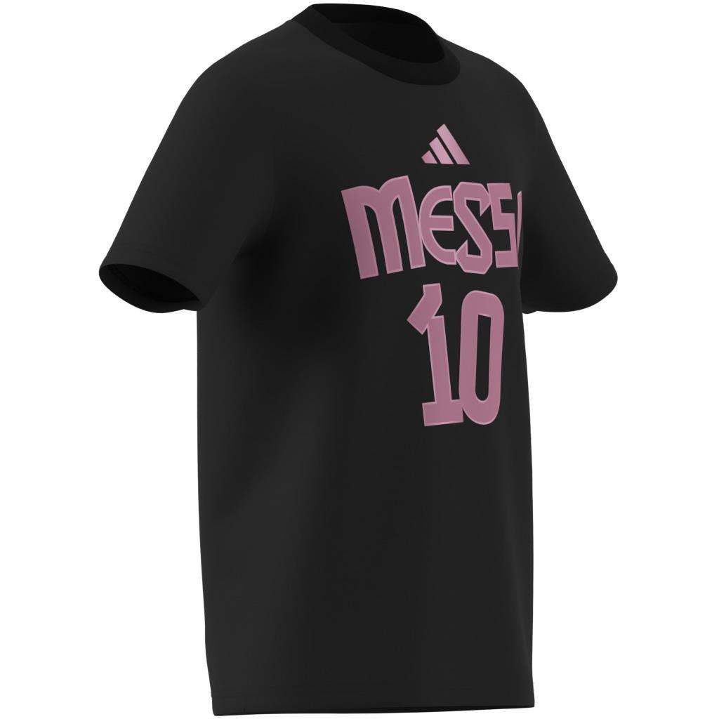 Messi Name and Number Graphic Tee Kids, Black, A701_ONE, large image number 8