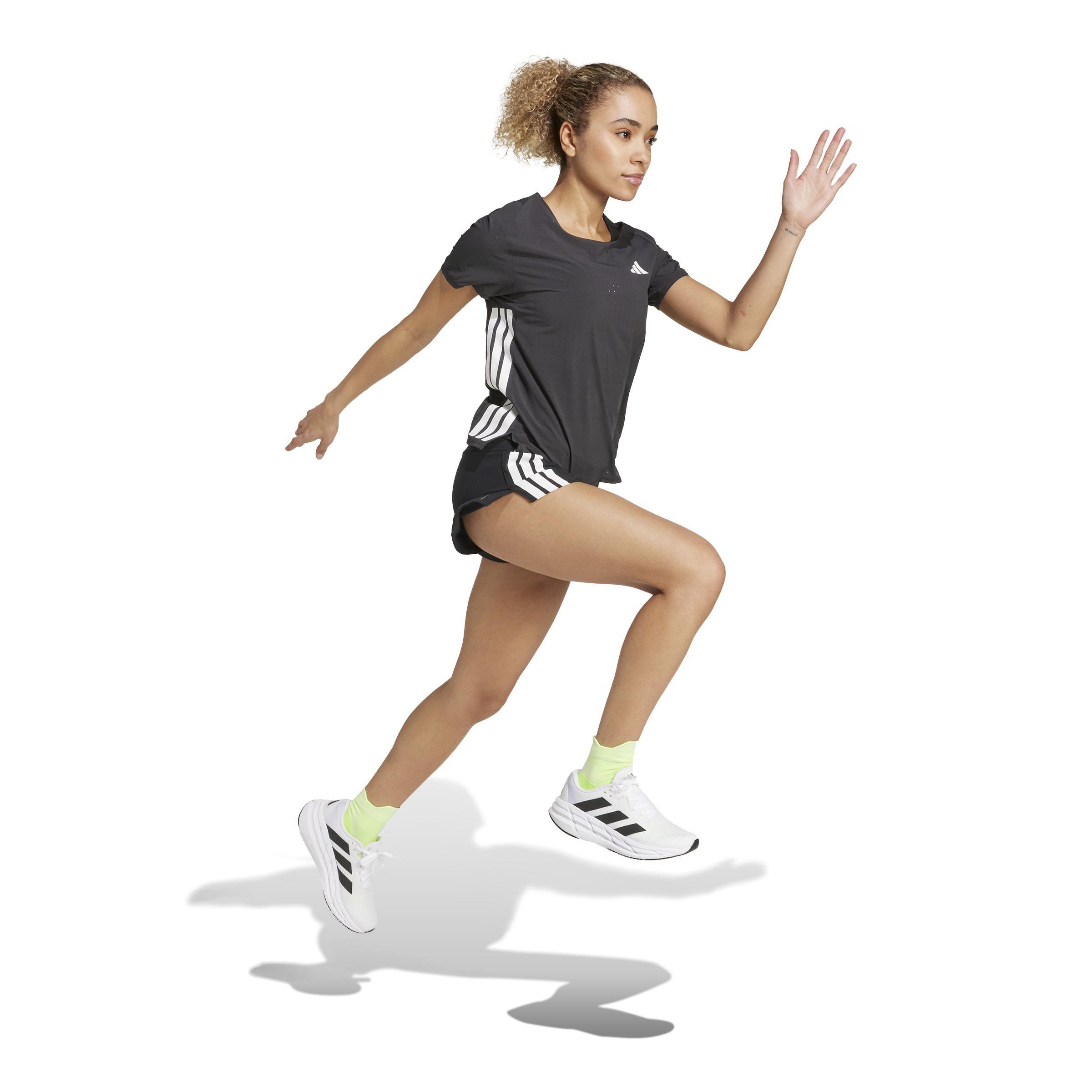 Adizero Running Gel Pocket Shorts, Black, A701_ONE, large image number 4