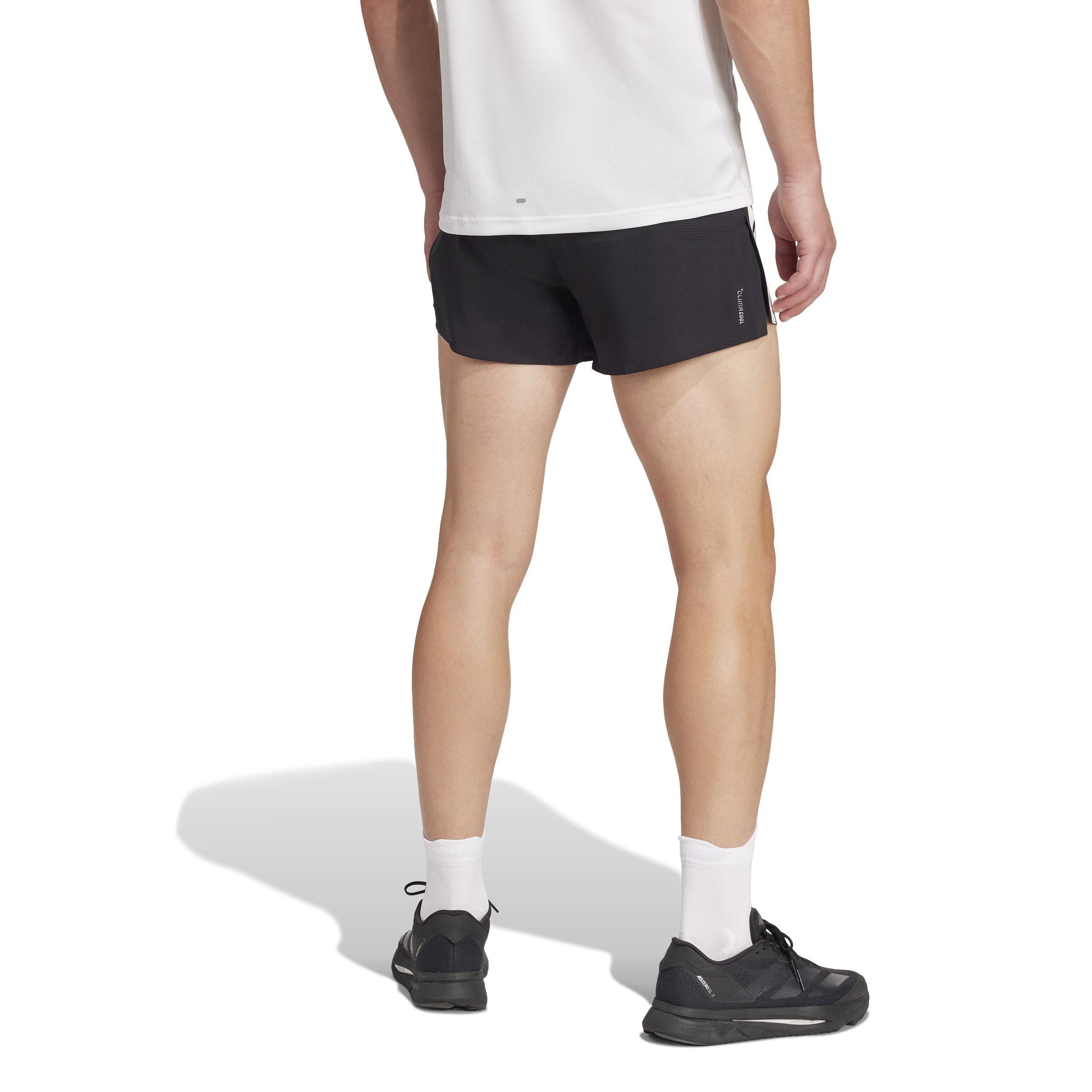 Adizero Running Gel Pocket Shorts, Black, A701_ONE, large image number 1