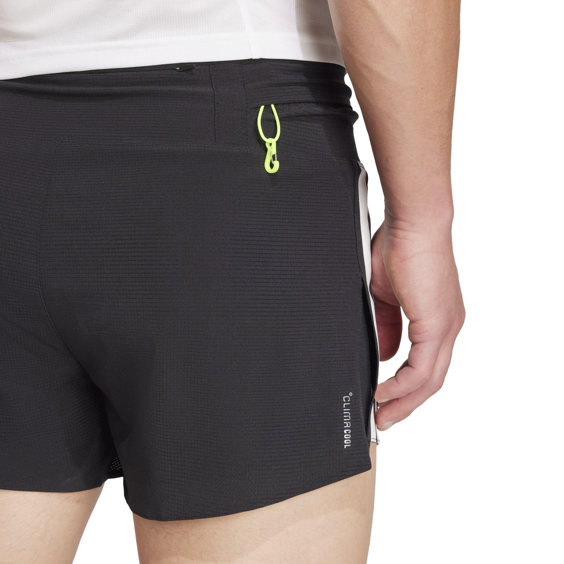 Adizero Running Gel Pocket Shorts, Black, A701_ONE, medium