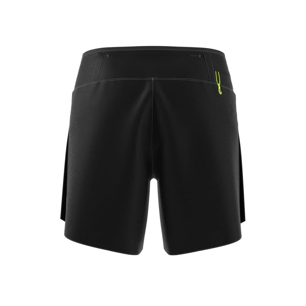 Adizero Running Gel Pocket Shorts, Black, A701_ONE, large image number 9
