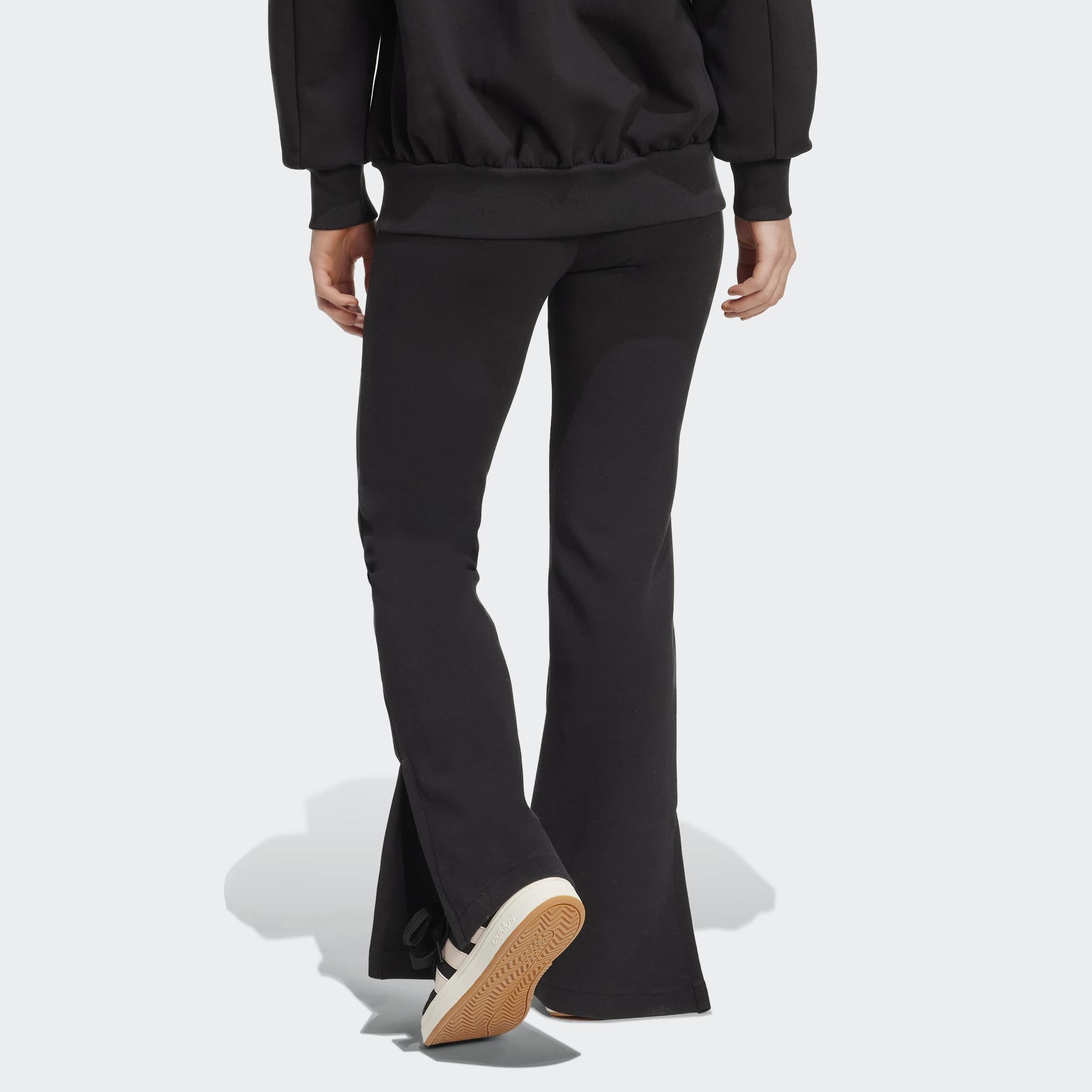 Soft Lux Flared Tracksuit Bottoms, Black