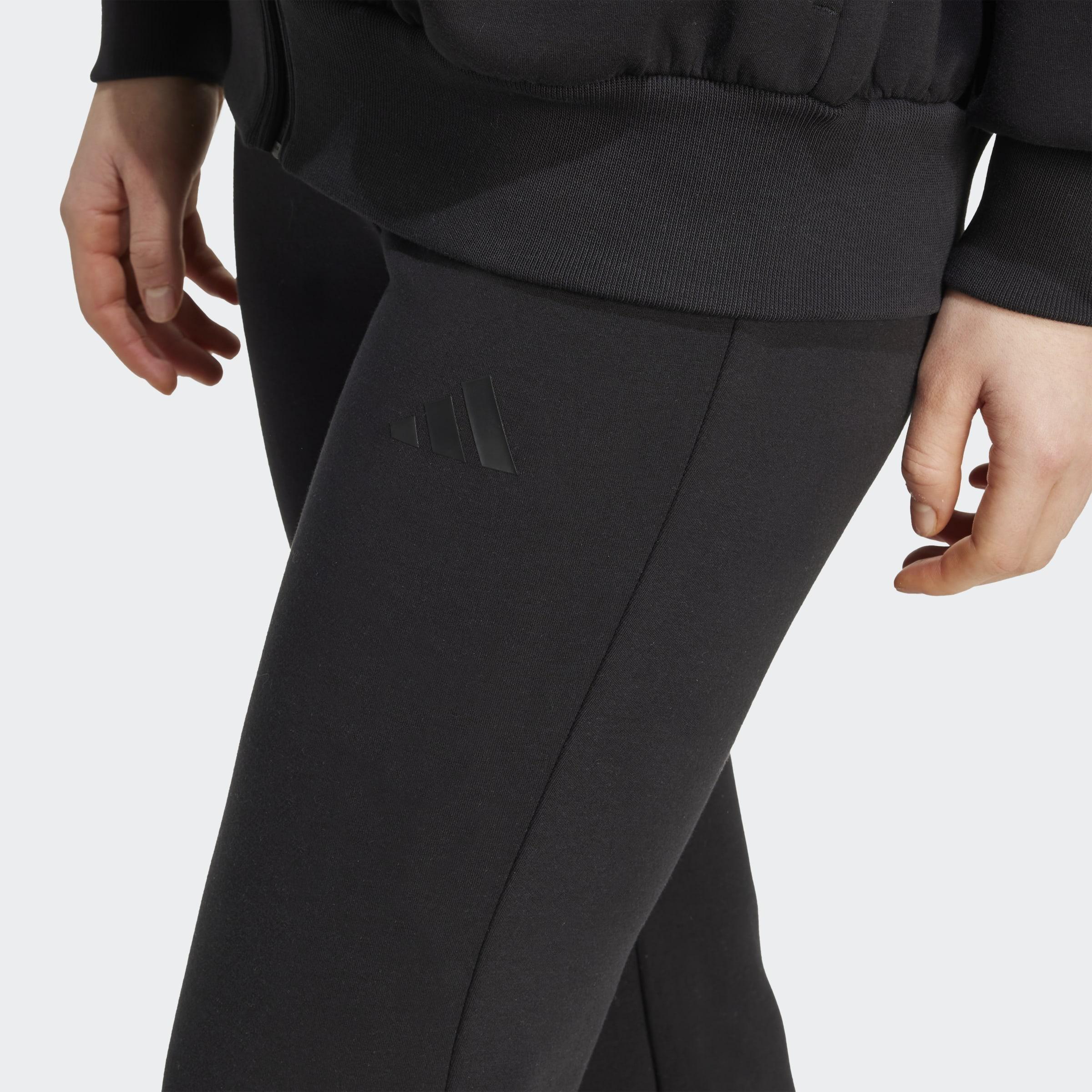 Soft Lux Flared Tracksuit Bottoms, Black, A701_ONE, large image number 3