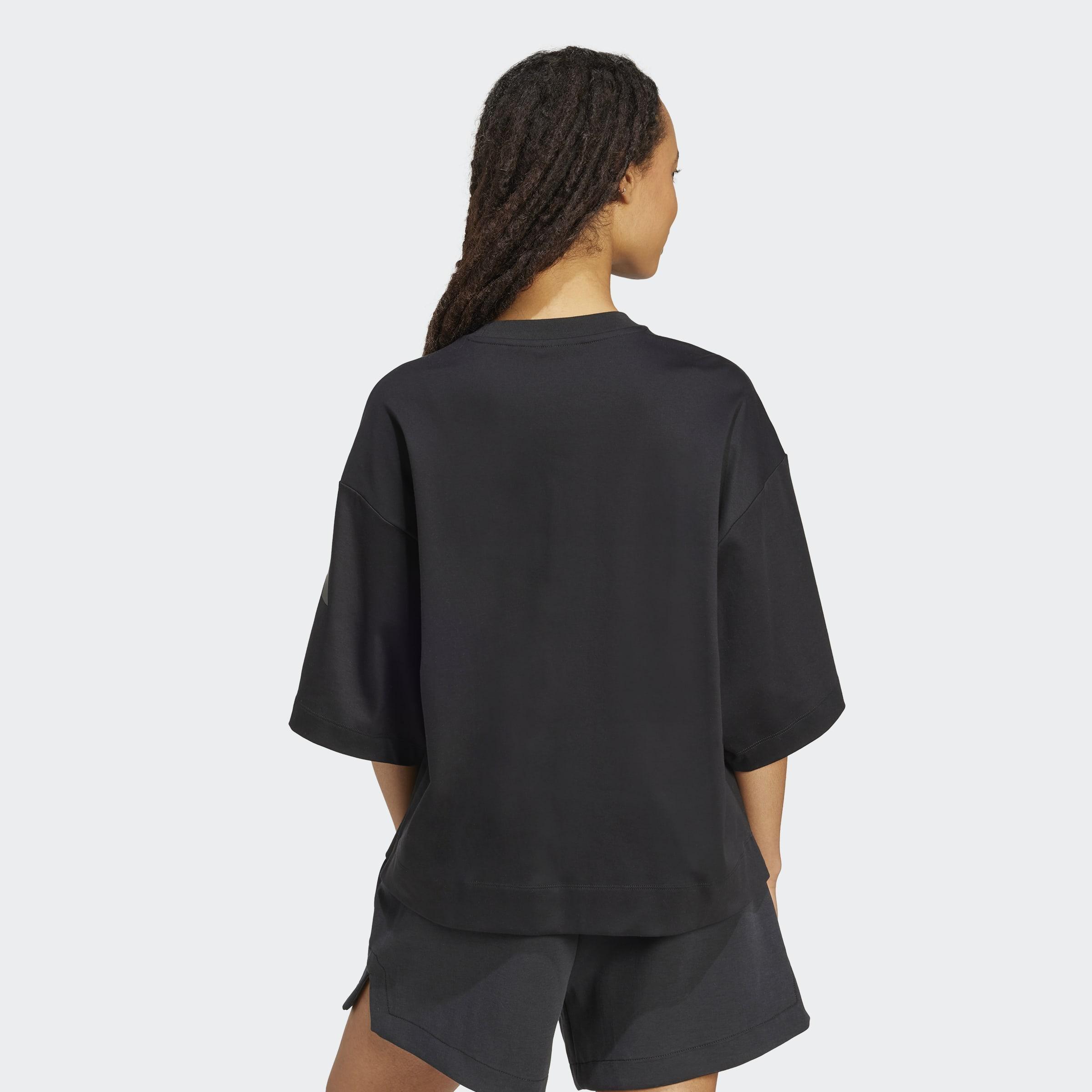 Soft Lux Loose T-Shirt, Black