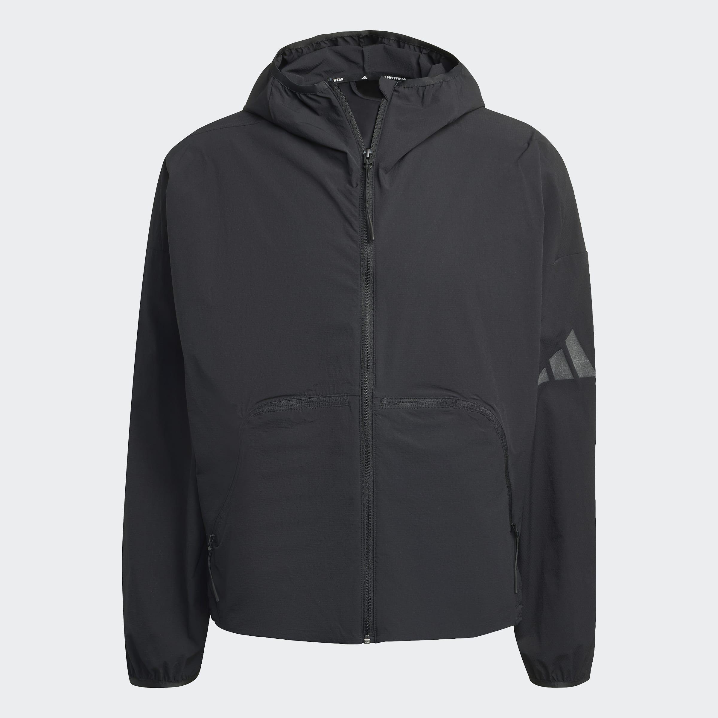 MYSHELTER Windbreaker, Black, A701_ONE, large image number 0
