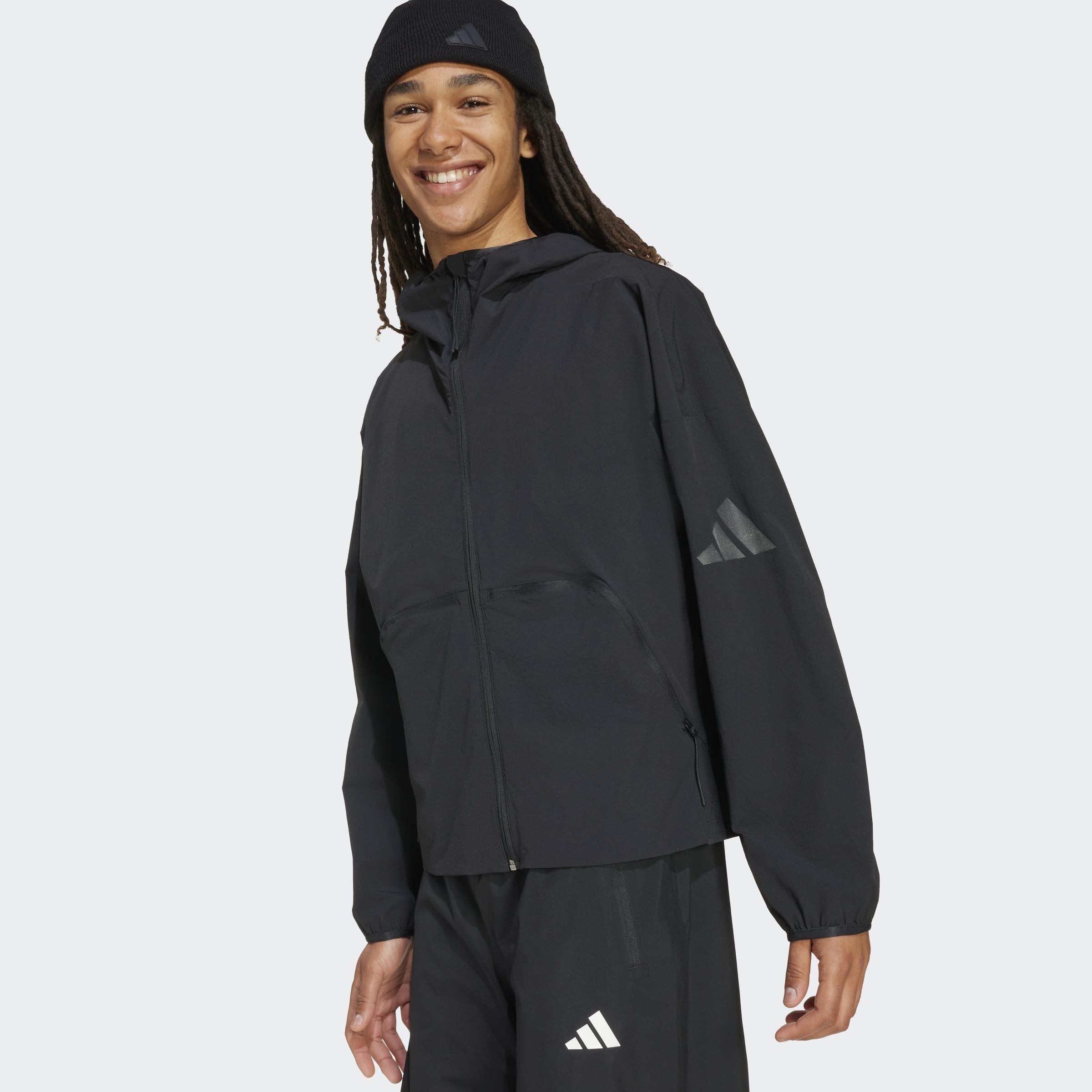 MYSHELTER Windbreaker, Black, A701_ONE, large image number 2