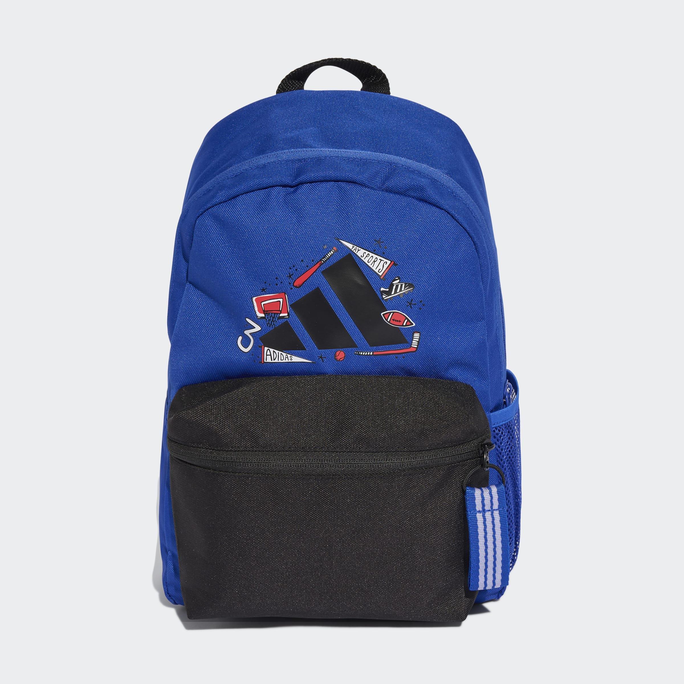 Kids Unisex Little Kids Printed Backpack, Blue, A701_ONE, large image number 0