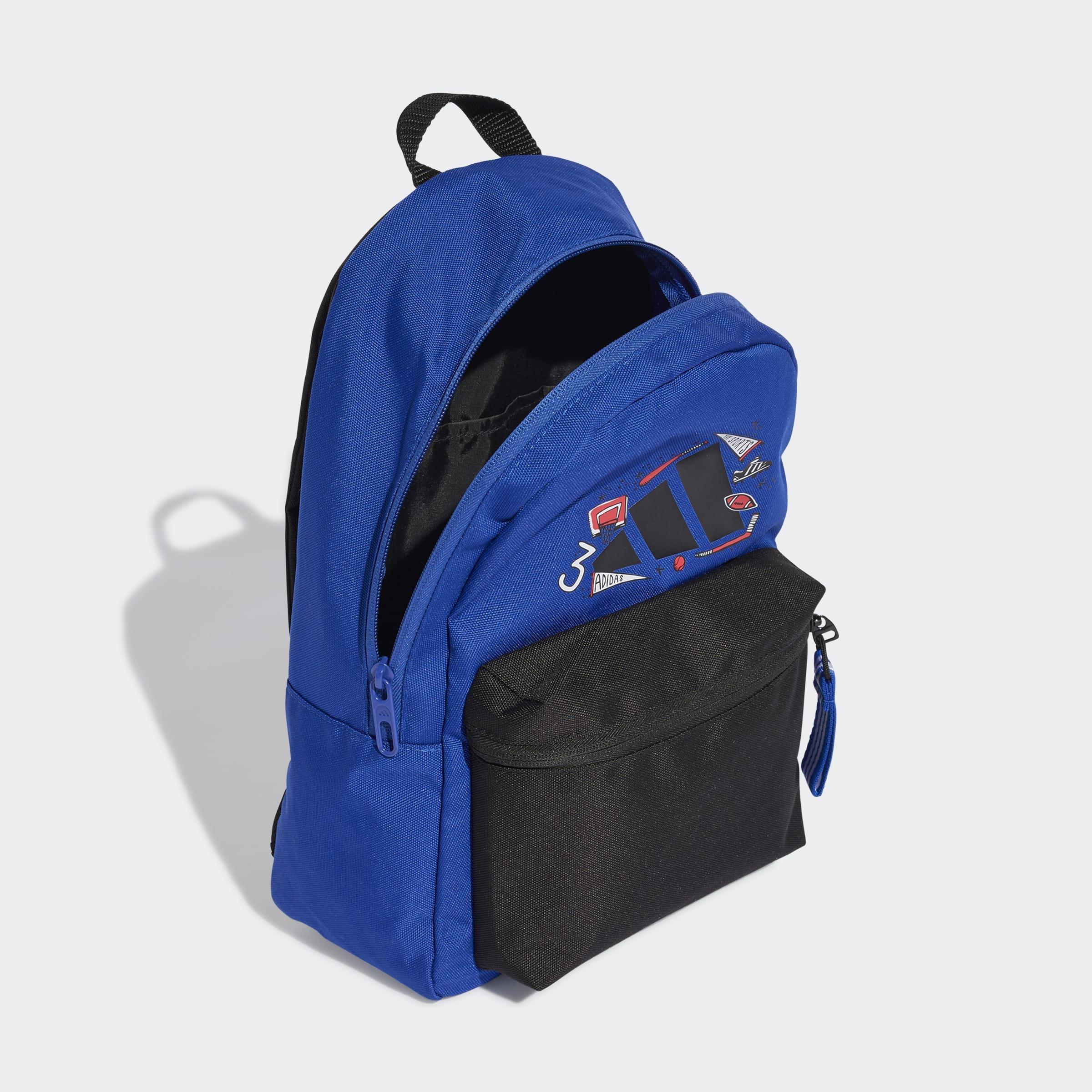 Kids Unisex Little Kids Printed Backpack, Blue, A701_ONE, large image number 1