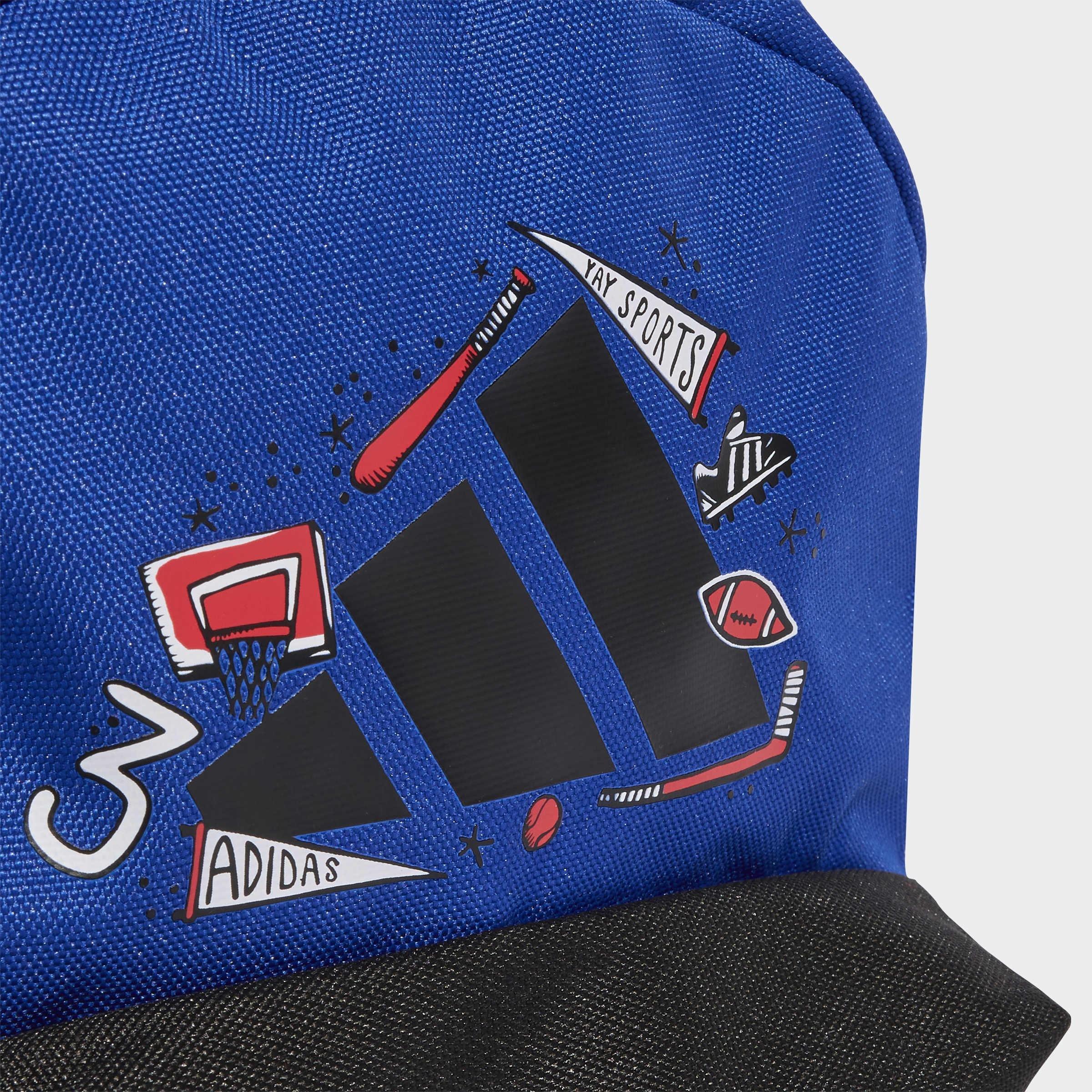 Kids Unisex Little Kids Printed Backpack, Blue, A701_ONE, large image number 4