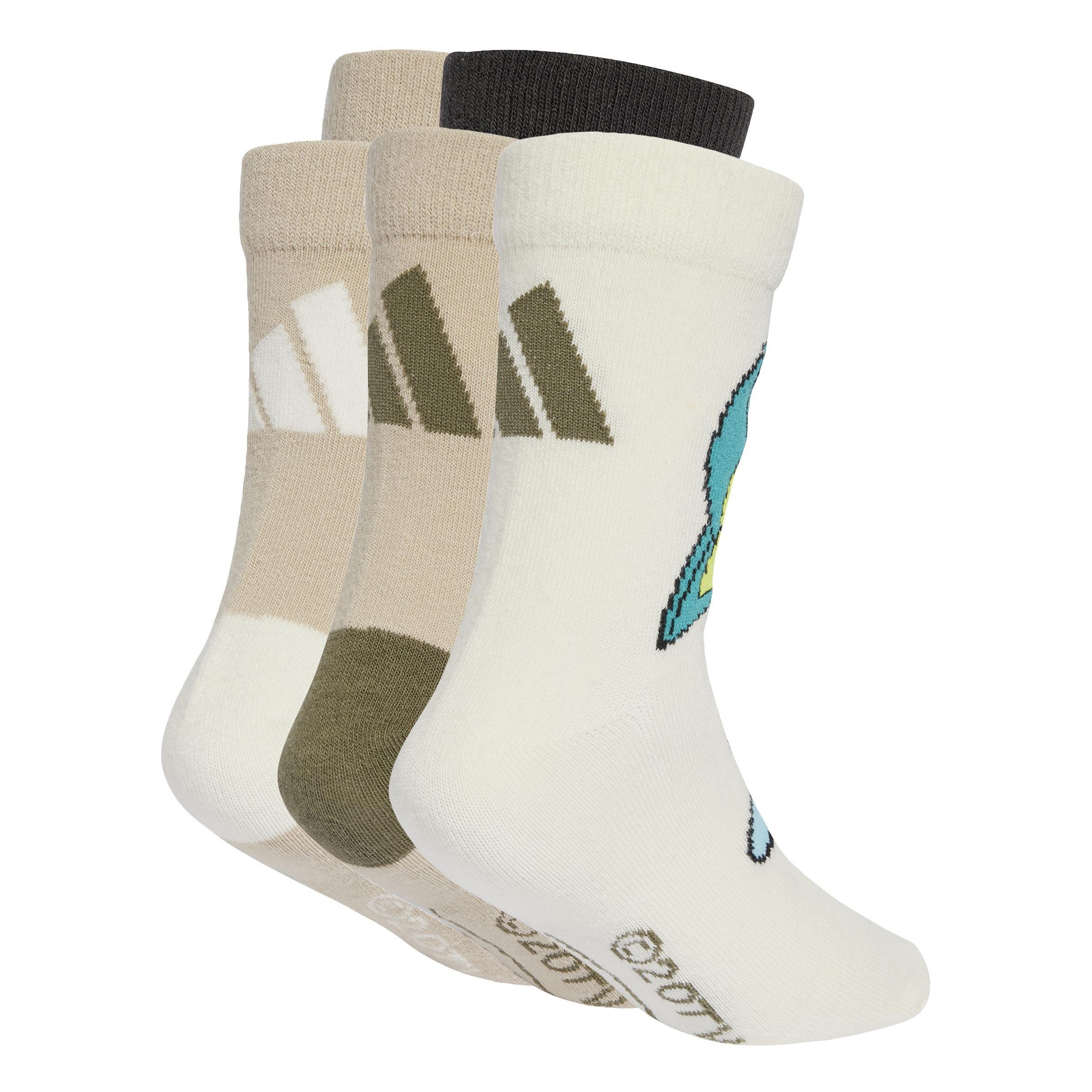 Kids Unisex adidas The Simpsons Socks, Brown, , large image number 0