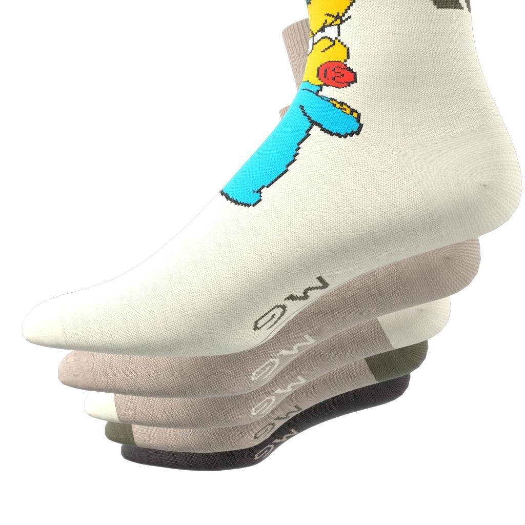 Kids Unisex adidas The Simpsons Socks, Brown, , large image number 5