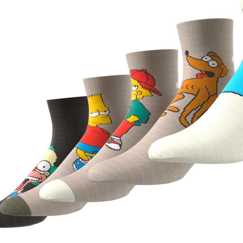 Kids Unisex adidas The Simpsons Socks, Brown, , large image number 8