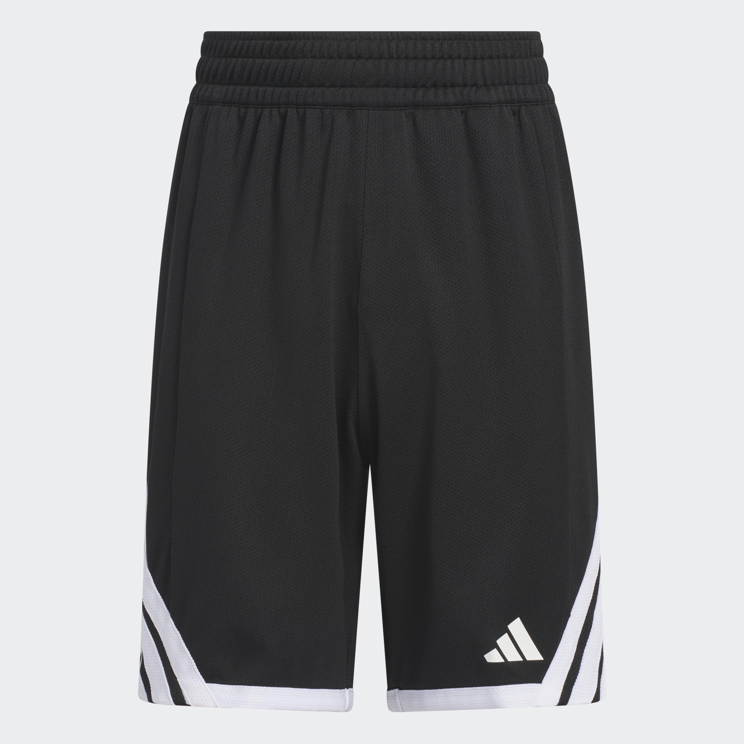 Kids Unisex Basketball 3g Speed Reversible Short, Black, A701_ONE, medium
