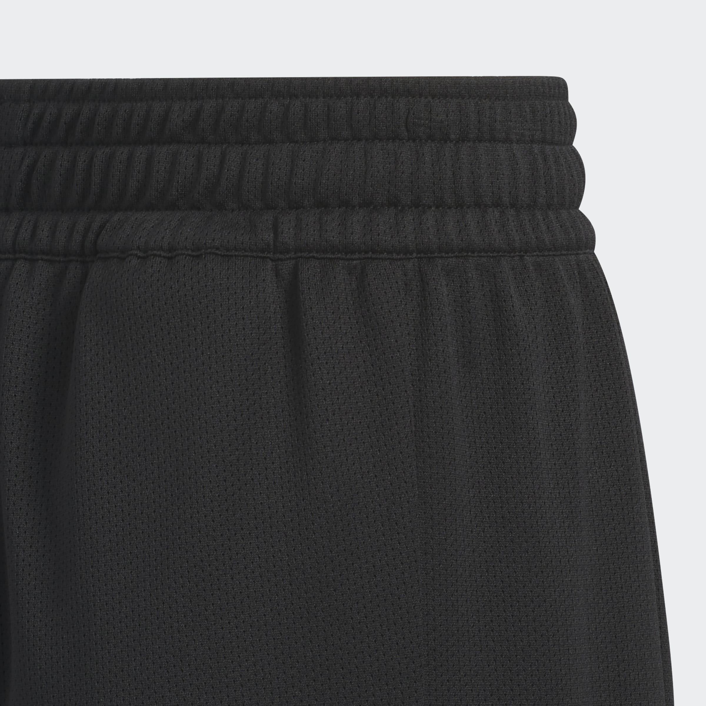 Kids Unisex Basketball 3g Speed Reversible Short, Black, A701_ONE, large image number 3
