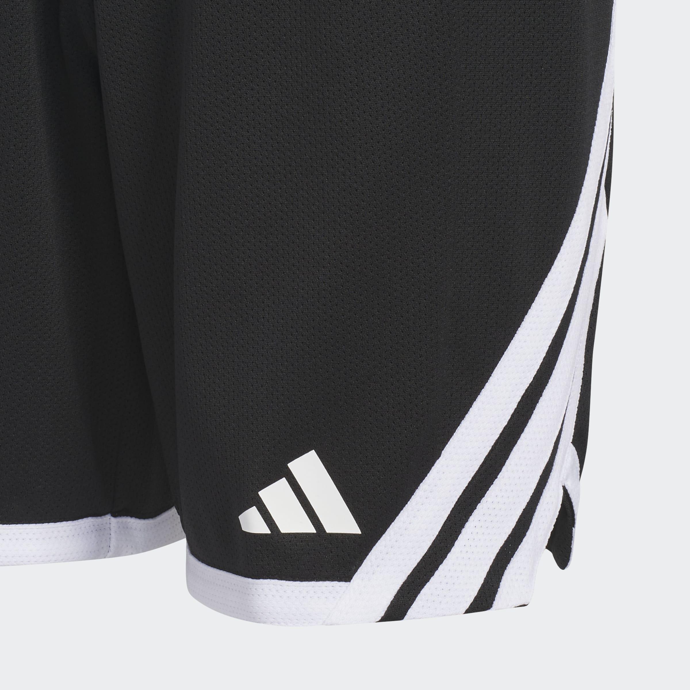 Kids Unisex Basketball 3g Speed Reversible Short, Black, A701_ONE, large image number 4
