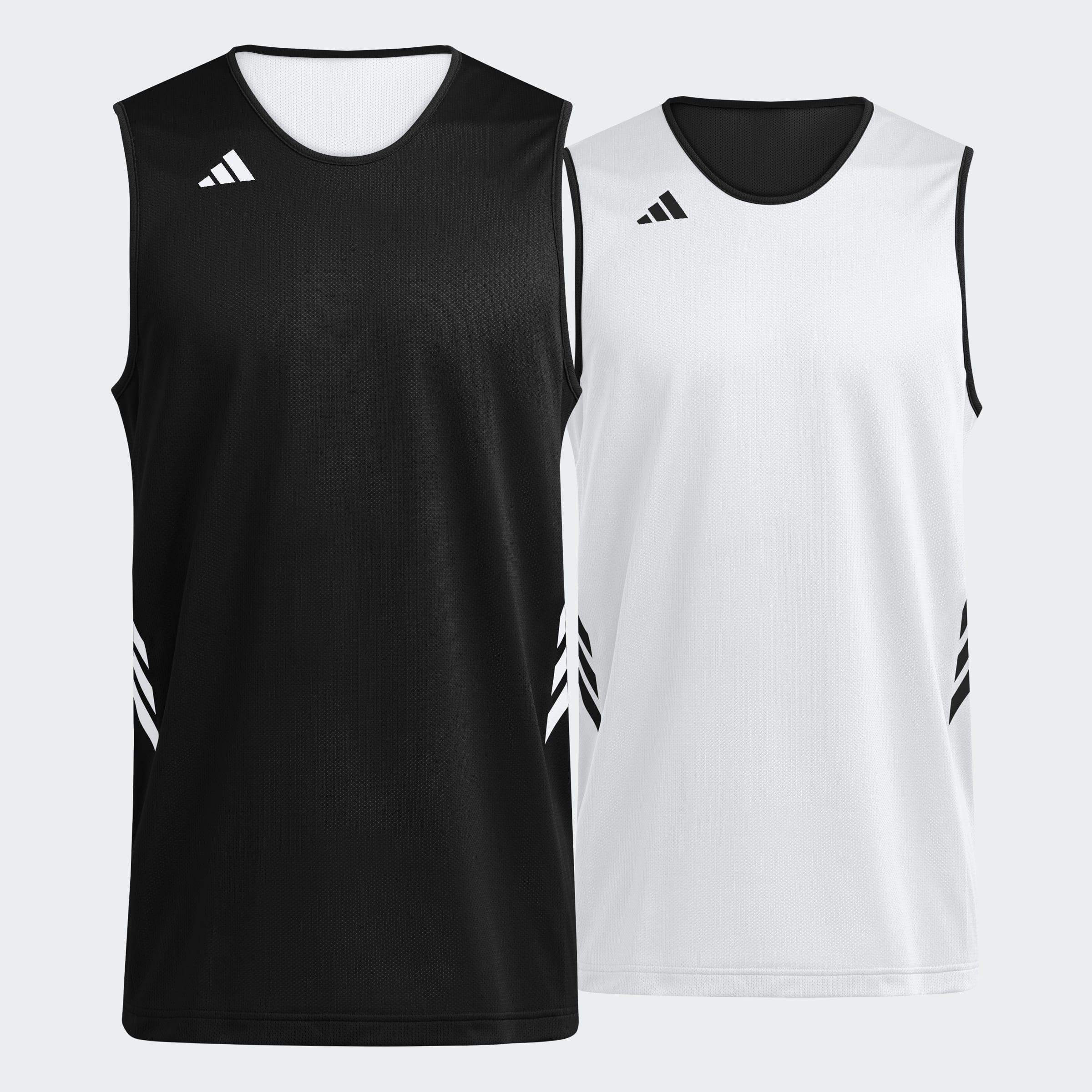 Kids Unisex 3G Speed Reversible Basketball Aeroready Jerseys, Black