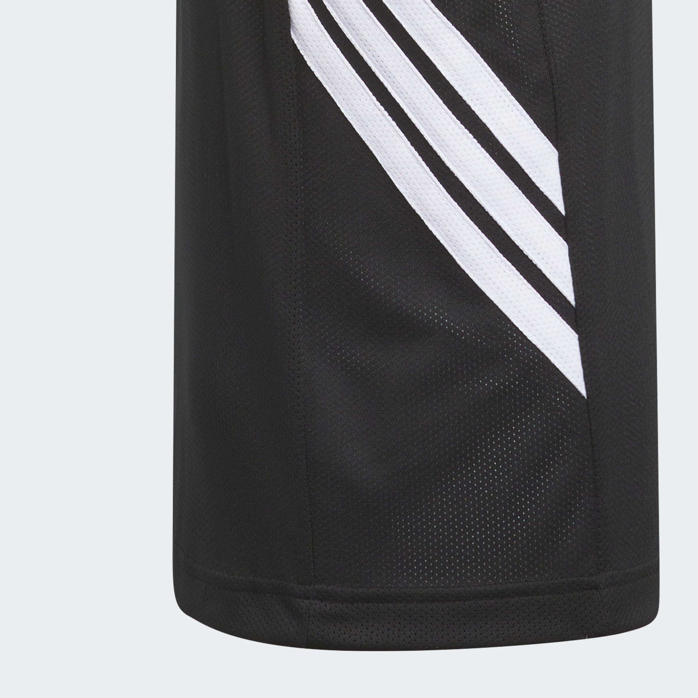 Kids Unisex 3G Speed Reversible Basketball Aeroready Jerseys, Black, A701_ONE, large image number 5