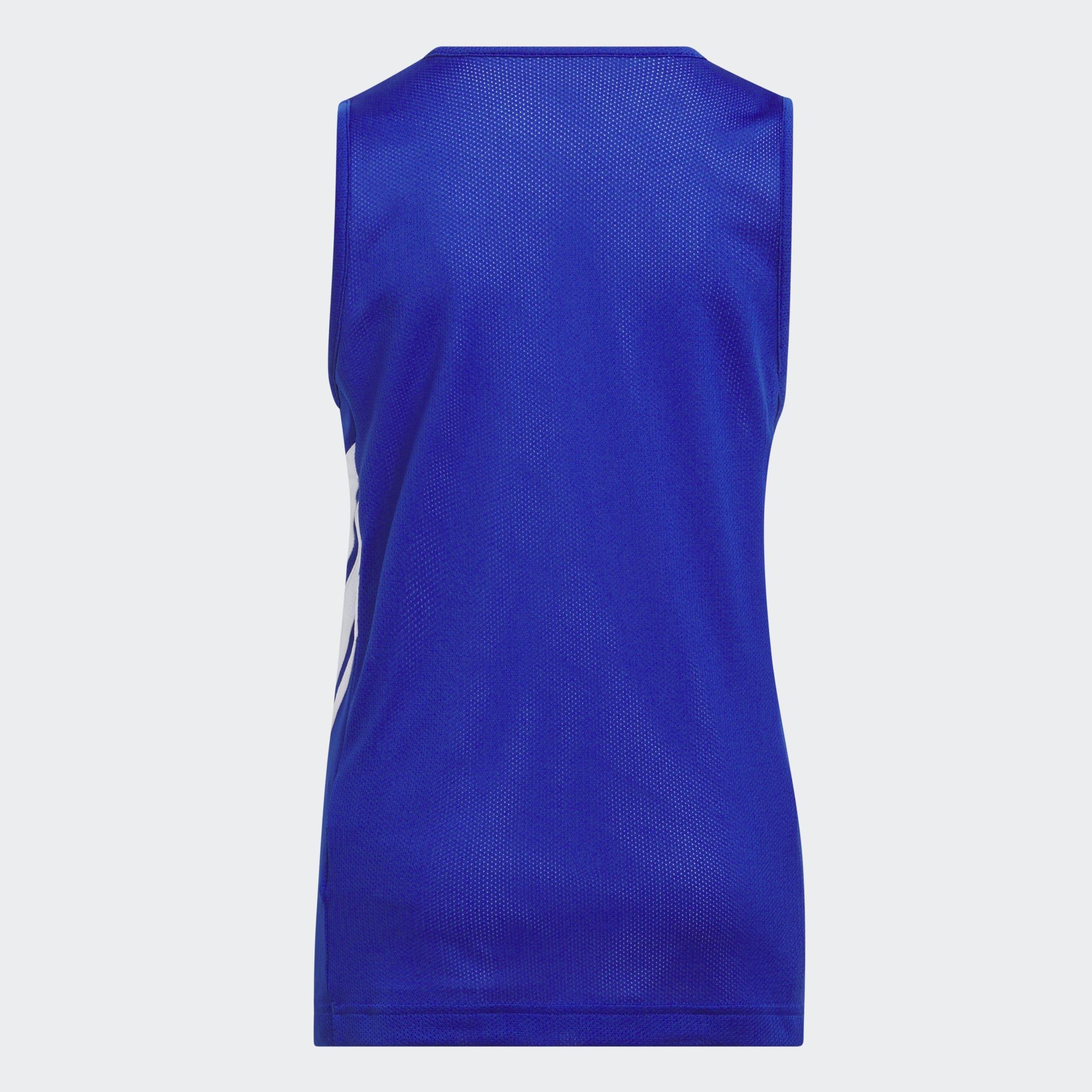 Kids Unisex 3G Speed Reversible Basketball AEROREADY Jerseys, Blue, A701_ONE, large image number 3