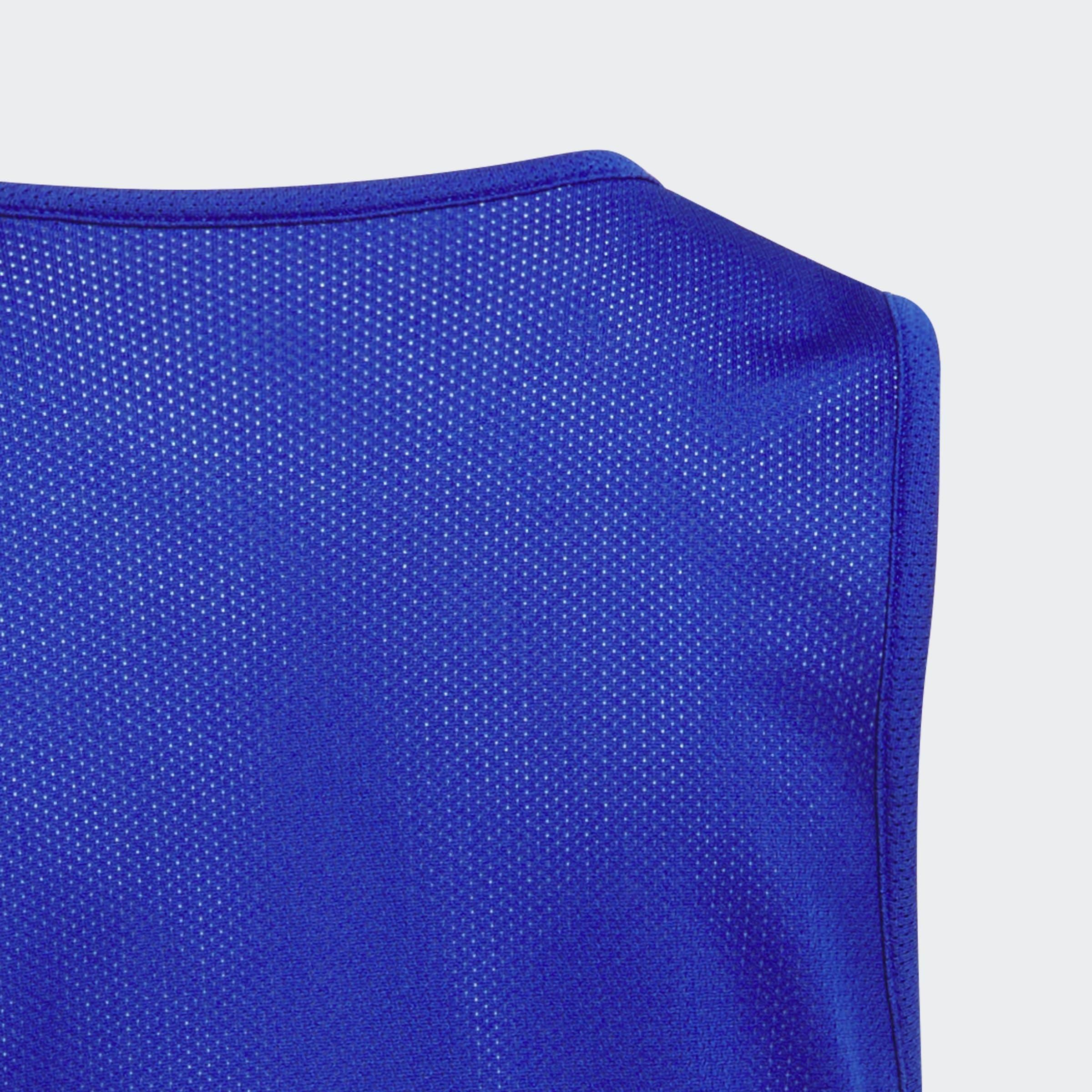 Kids Unisex 3G Speed Reversible Basketball AEROREADY Jerseys, Blue, A701_ONE, large image number 4