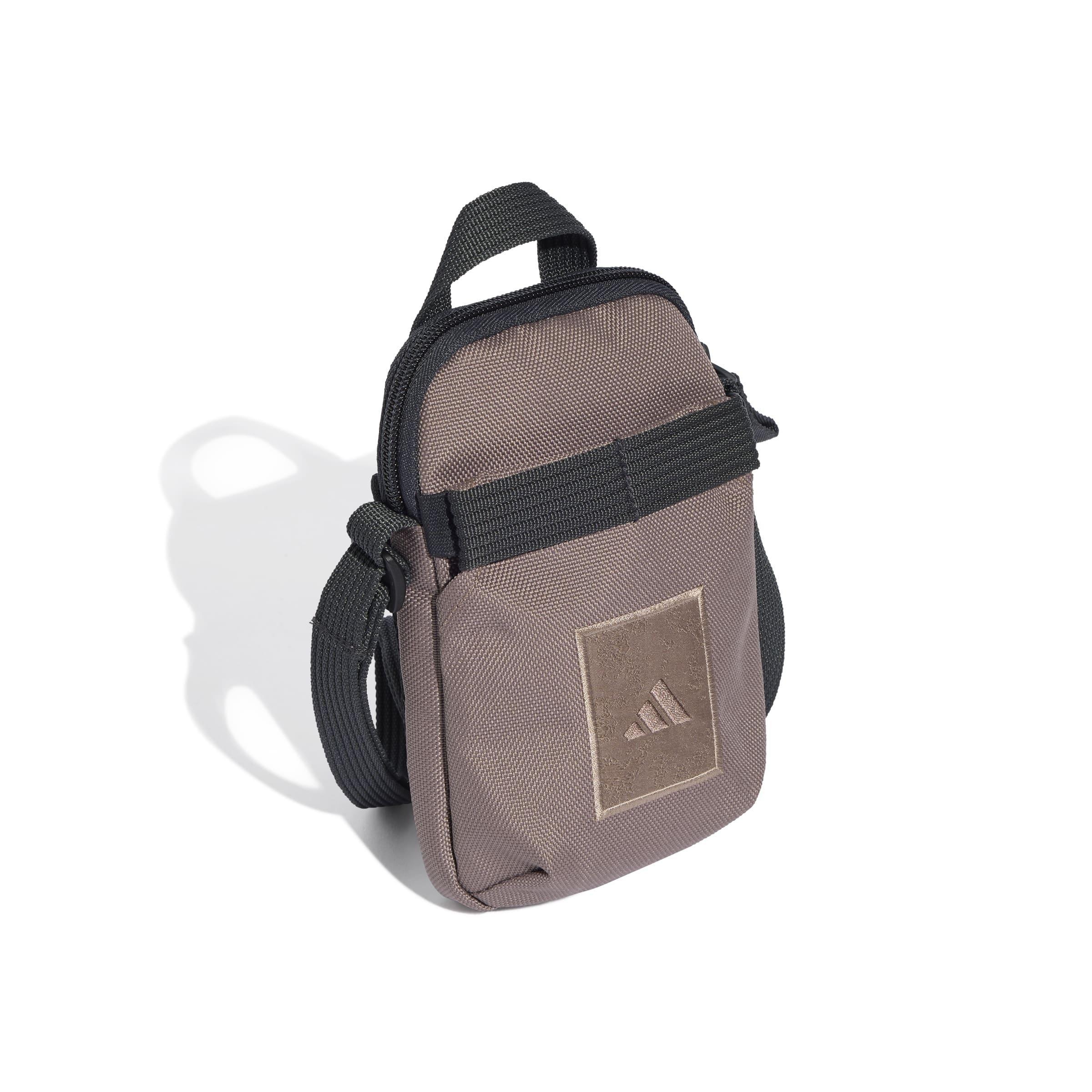 Unisex adidas Utility Small Bag, Brown, A701_ONE, medium