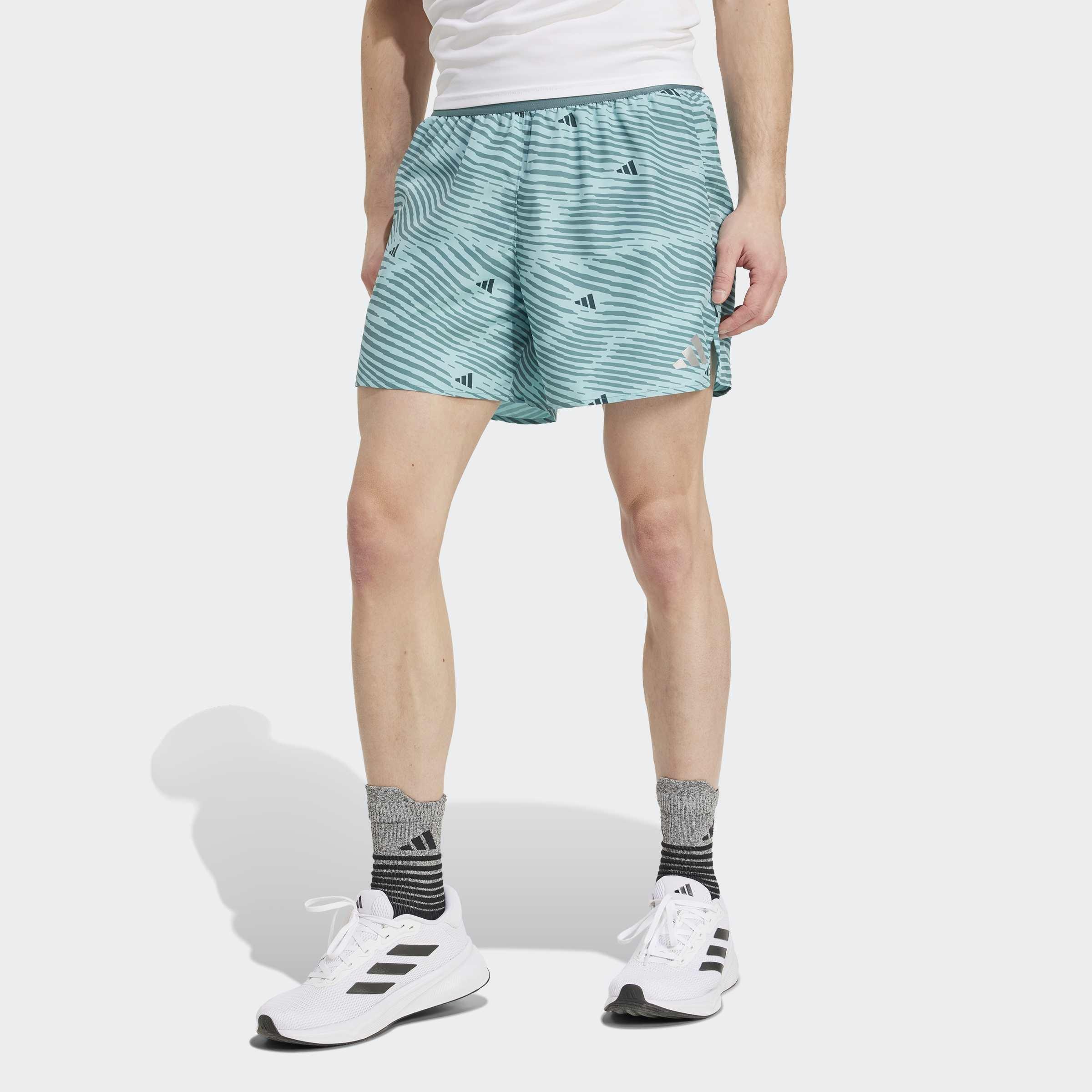 Adi365 Running Essentials Brand Love Shorts, Green, A701_ONE, large image number 5