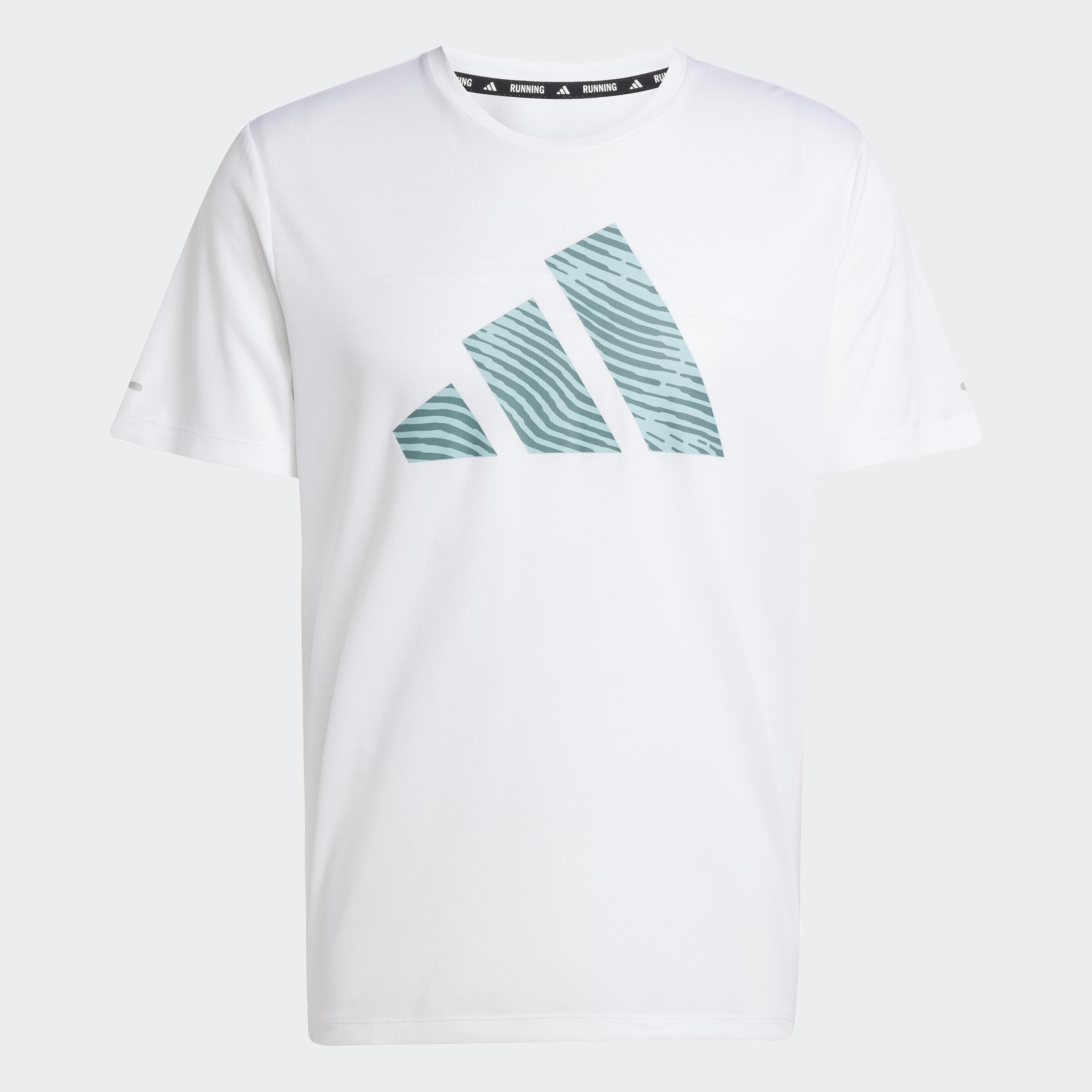 Adi365 Running Essentials Brand Love T-Shirt, White, A701_ONE, large image number 0